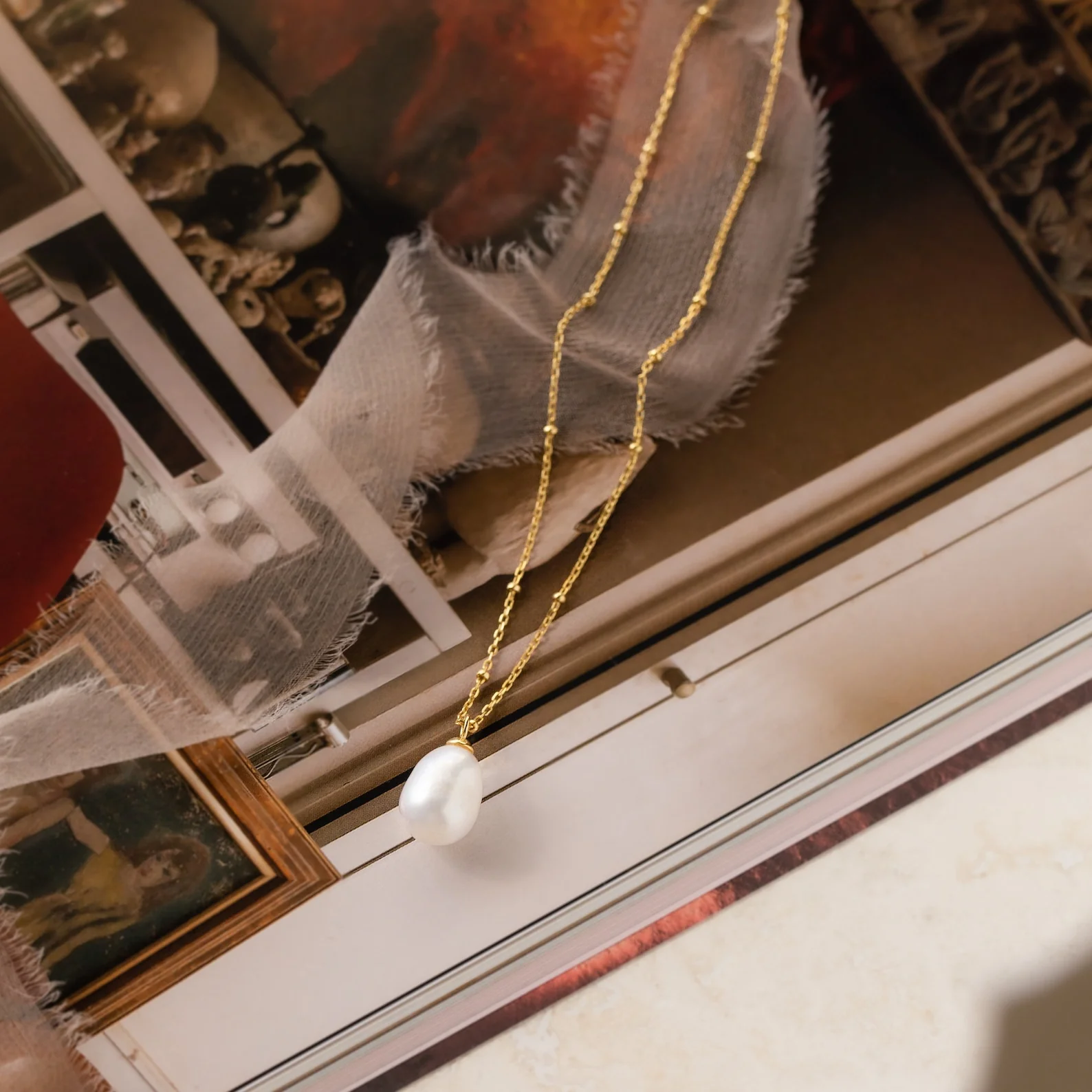 Ariel Pearl Necklace - Image 4