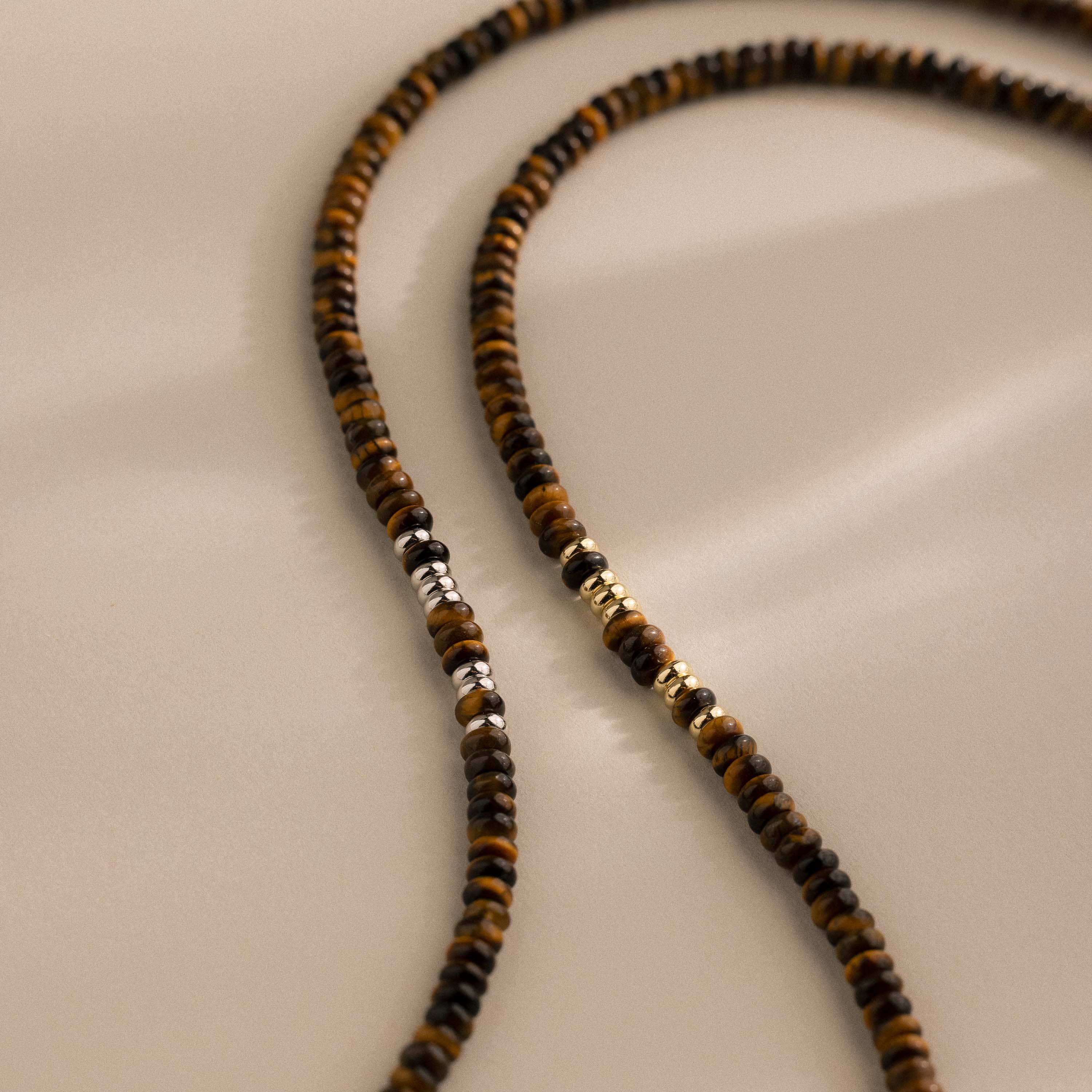 Beaded Tiger's Eye Necklace - Image 5