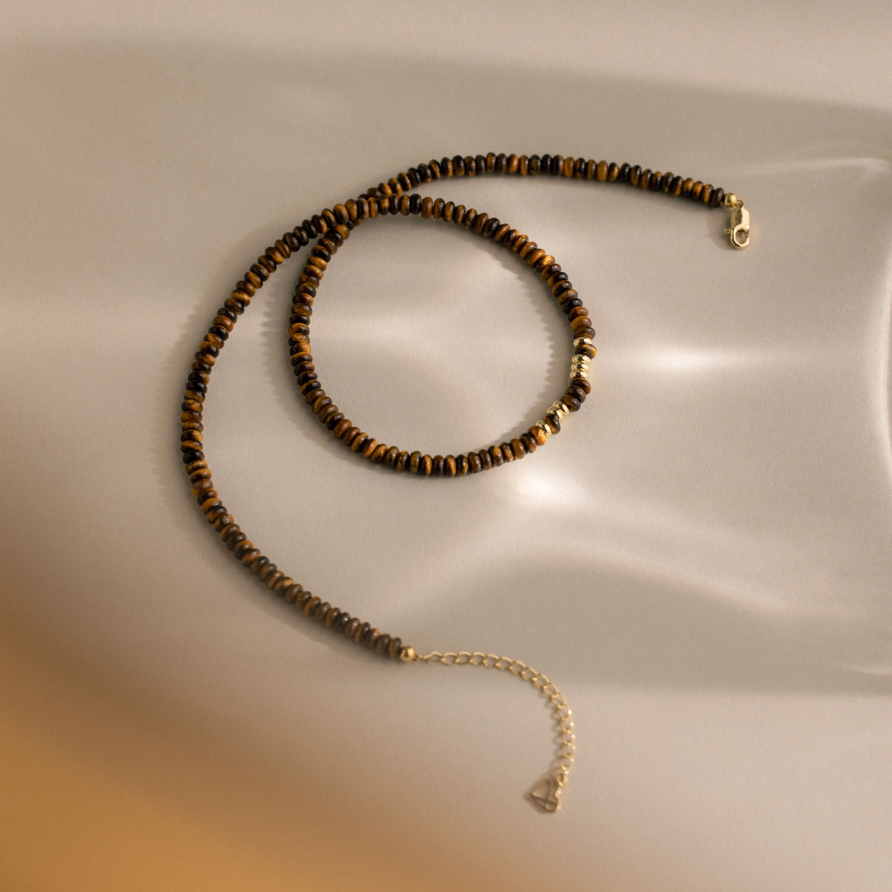 Beaded Tiger's Eye Necklace - Image 6