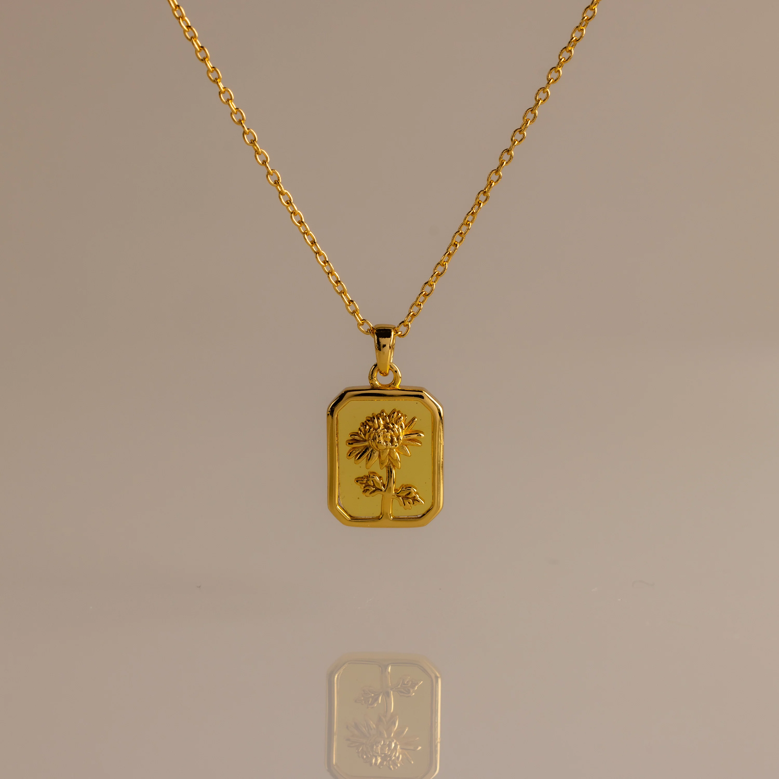 Birth Flower Charm Necklace - Image 10