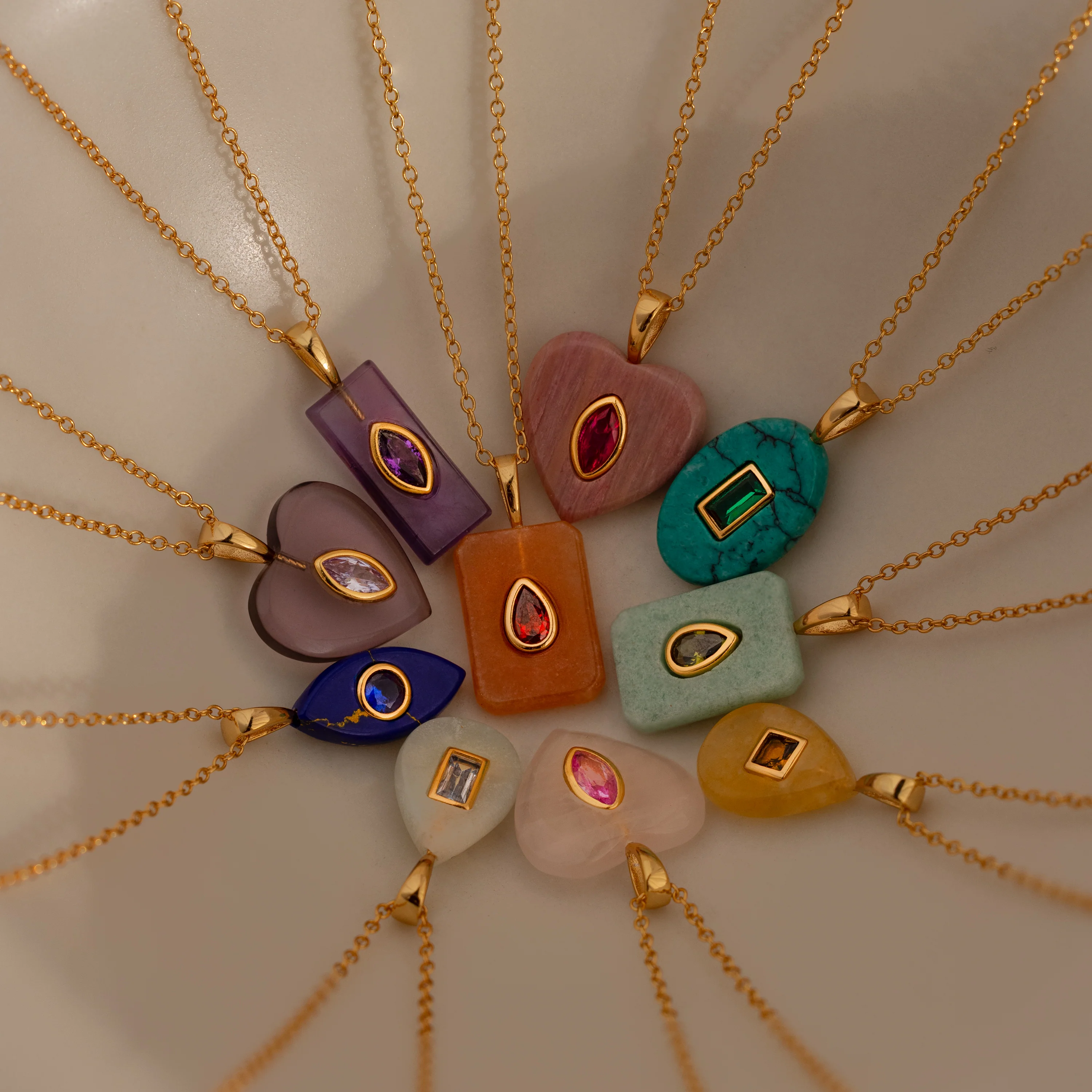 Birthstone Crystal Necklace - Image 2