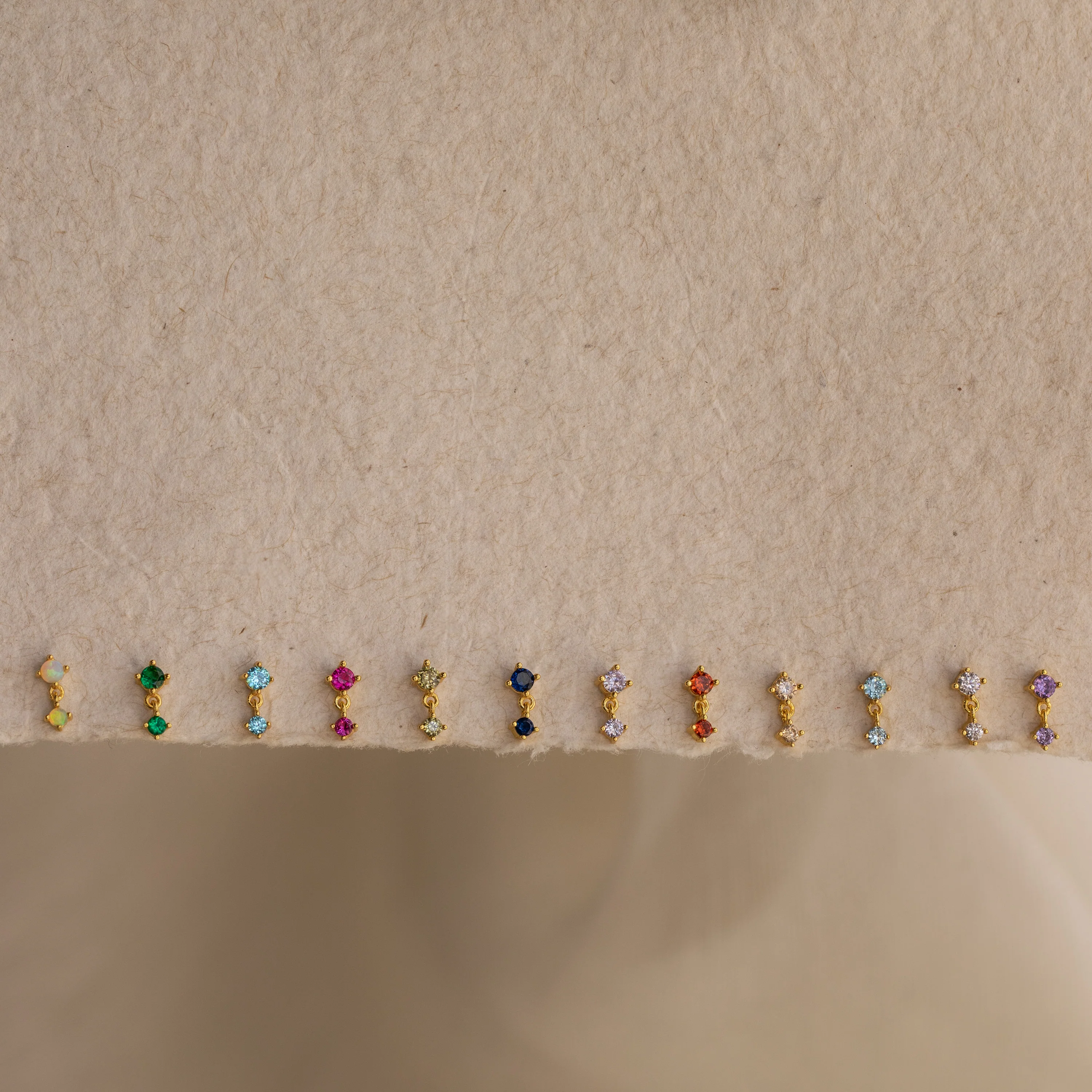 Blue Zircon Drop Studs - Image 5