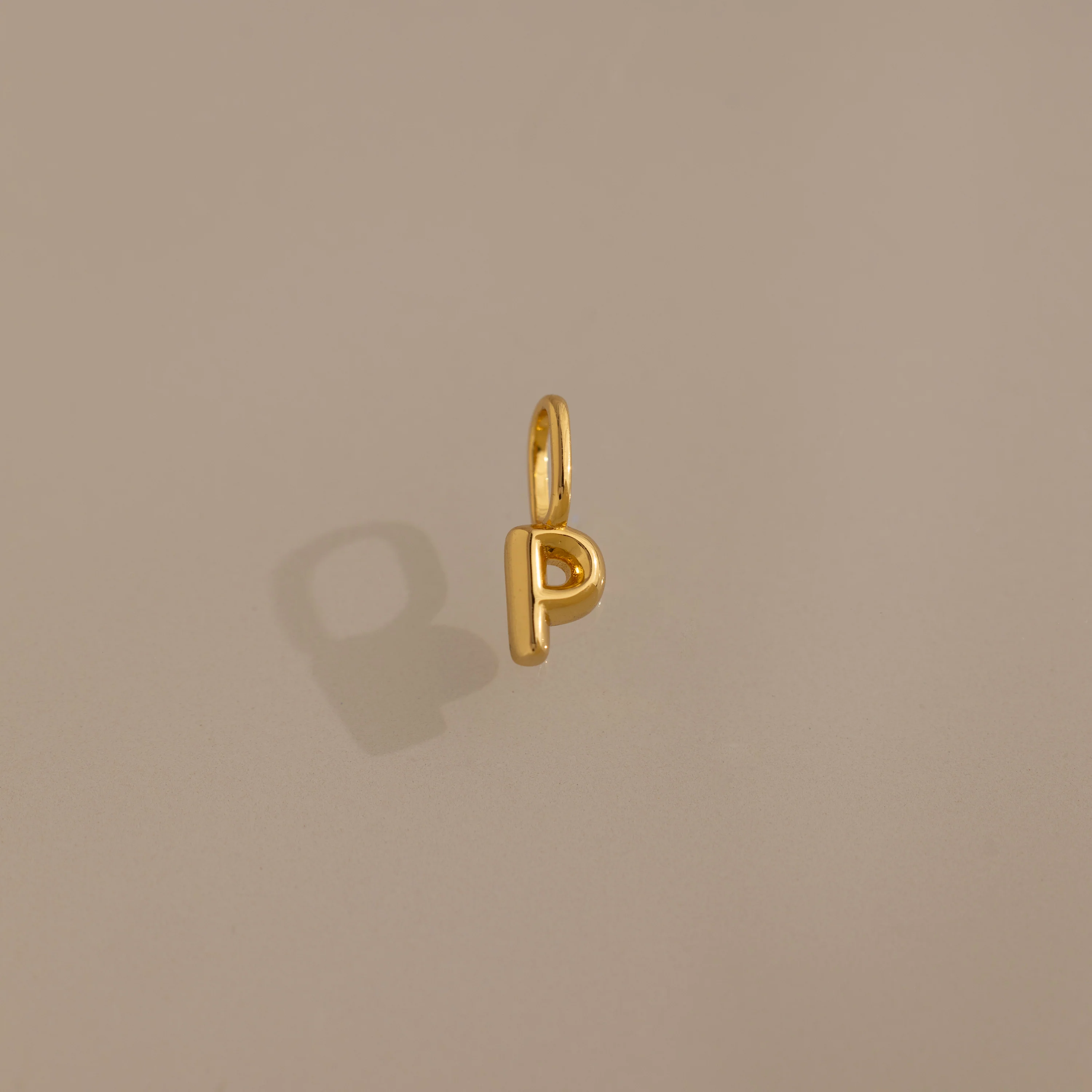 Bubble Letter Charm in 18K Gold - Image 21