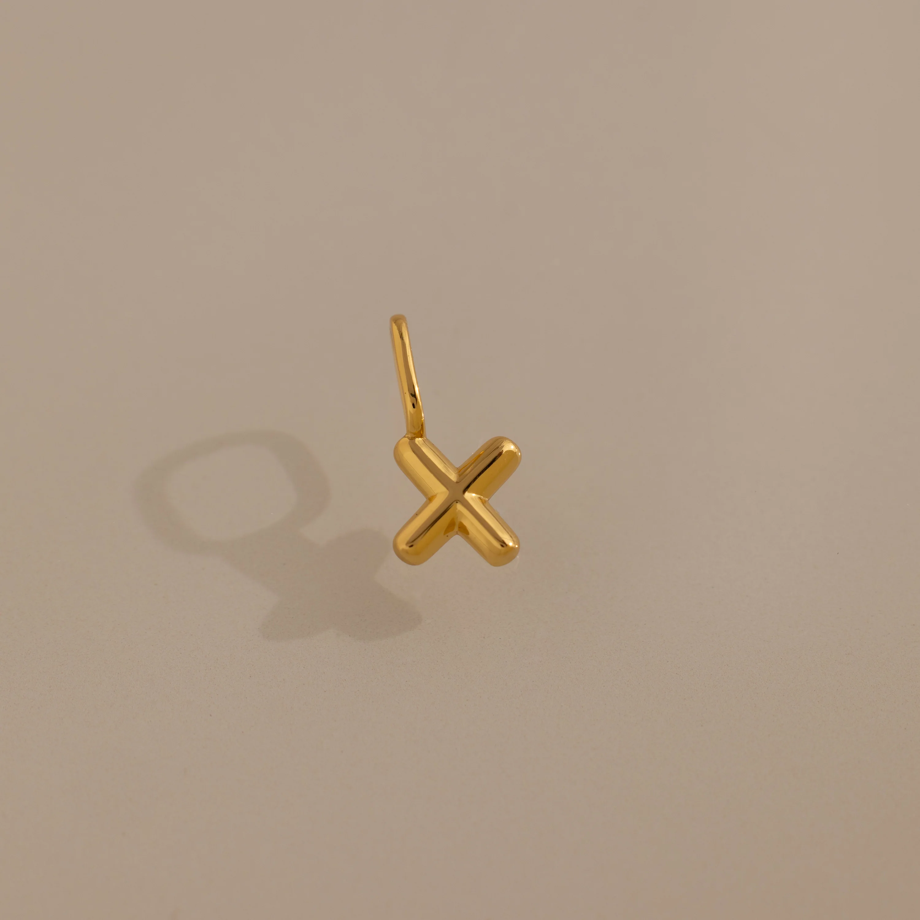 Bubble Letter Charm in 18K Gold - Image 29