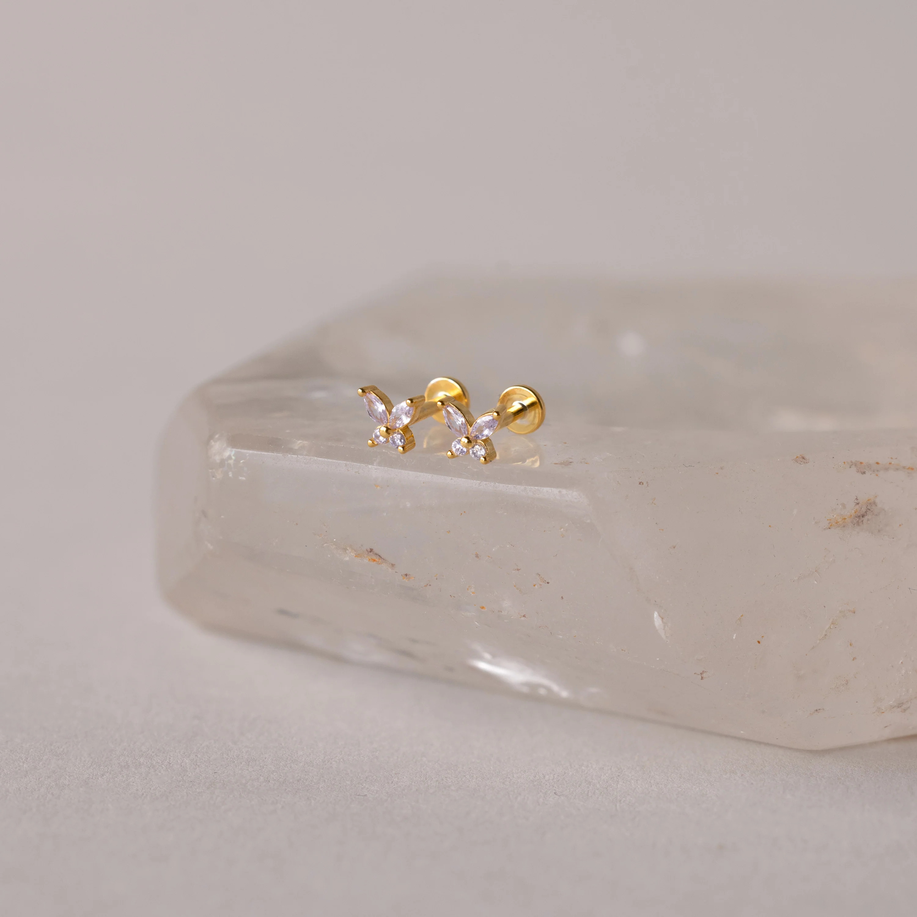 Butterfly Birthstone Flatback Studs - Image 10