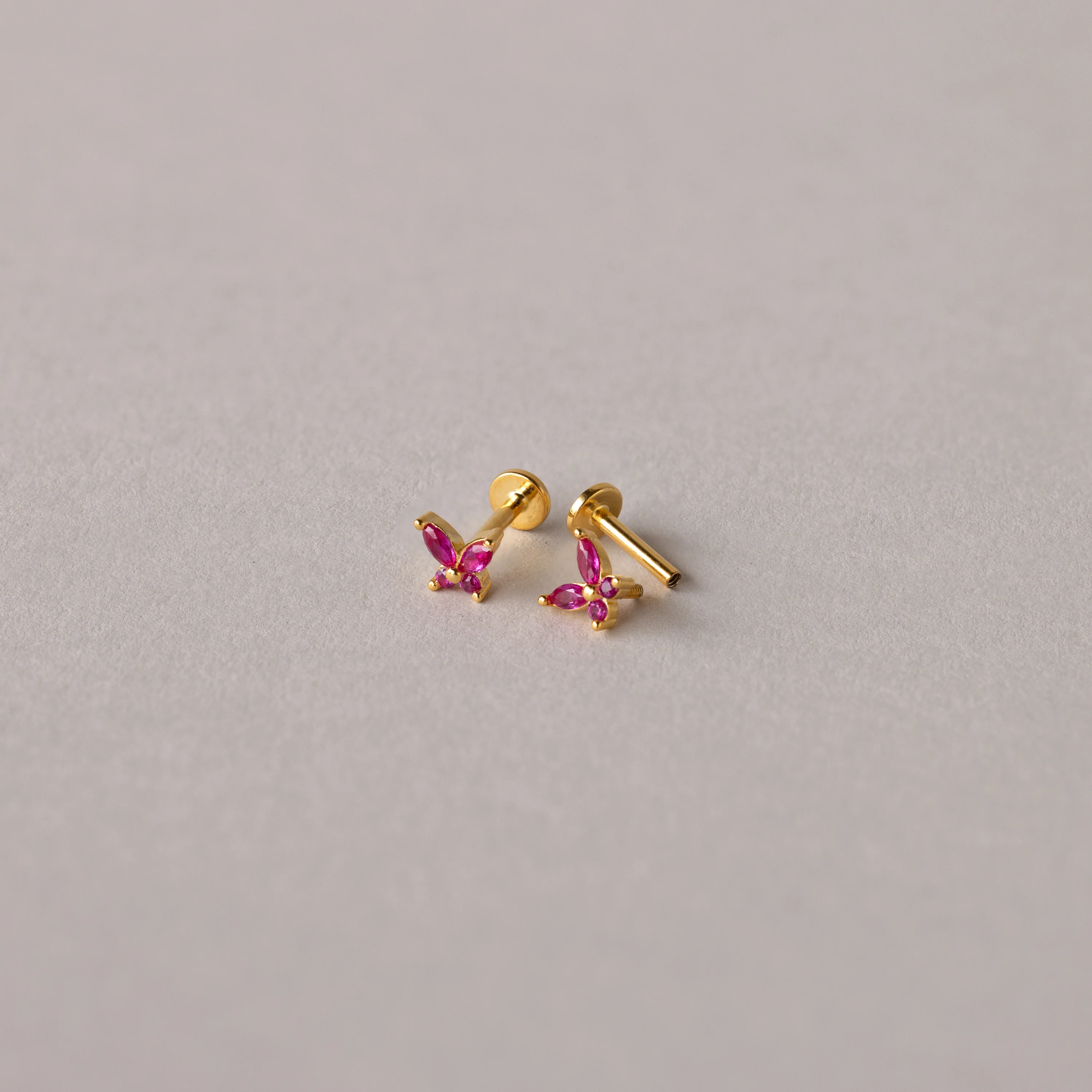 Butterfly Birthstone Flatback Studs - Image 16