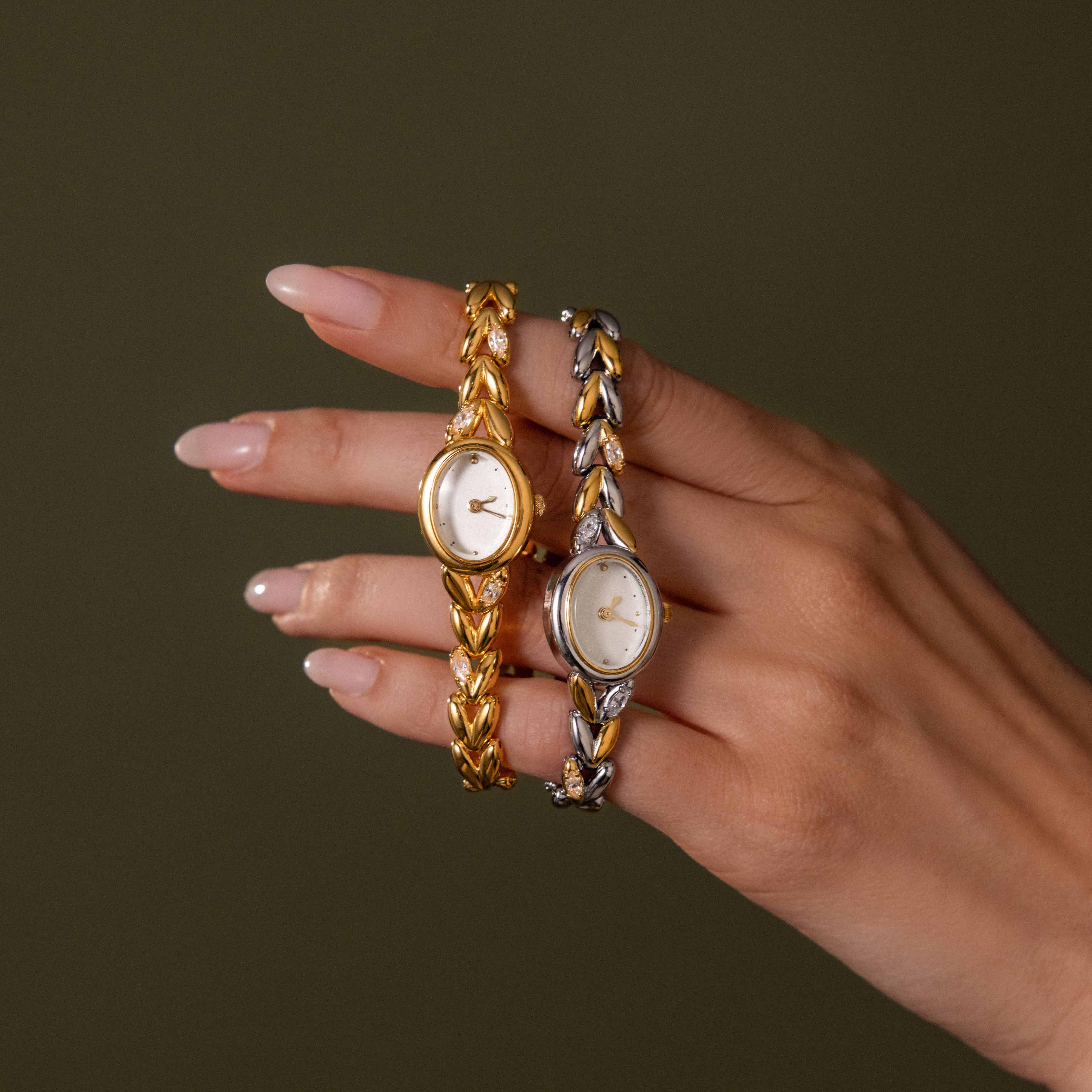 Chevron Diamond Link Timepiece - Image 7