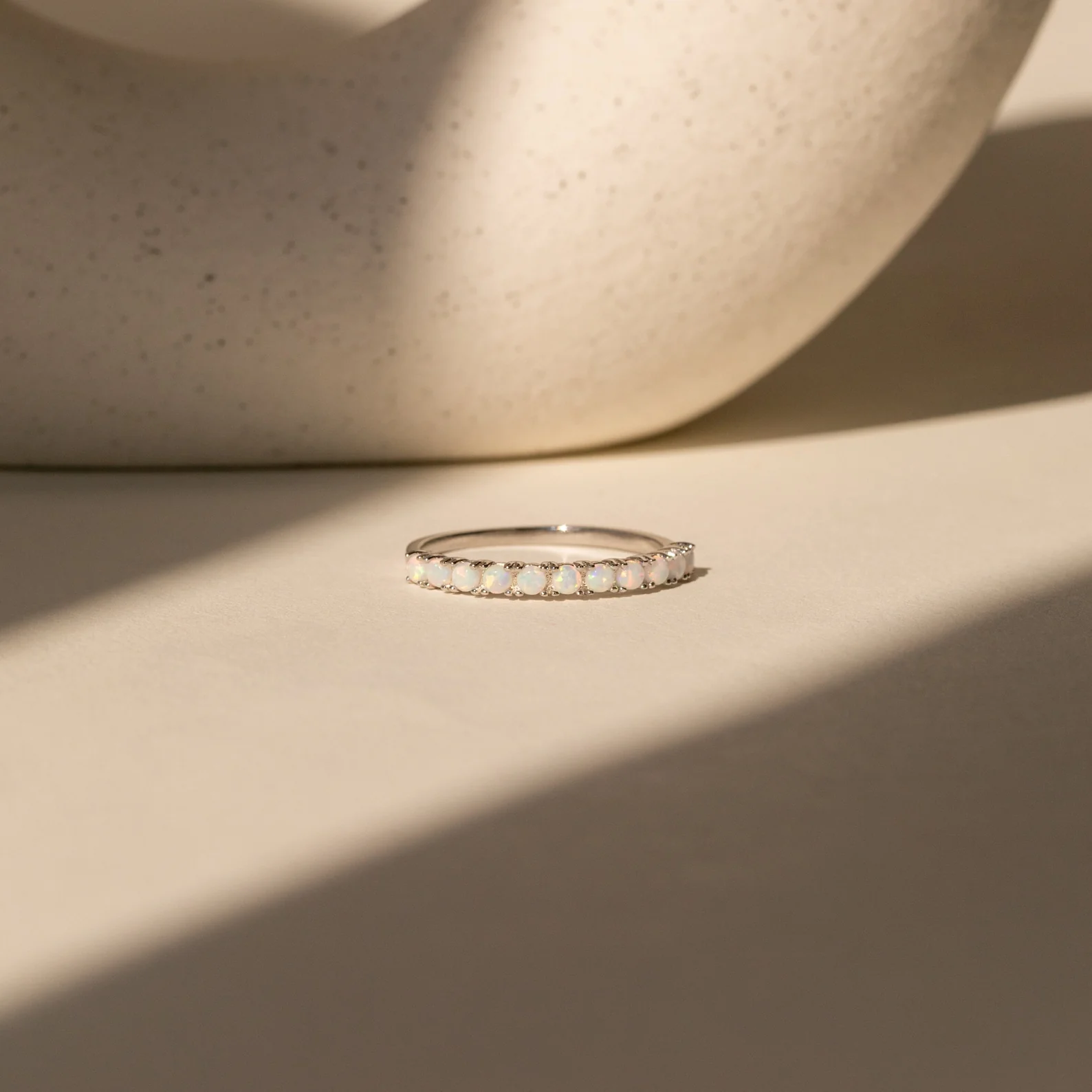 Crescent Opal Ring - Image 3