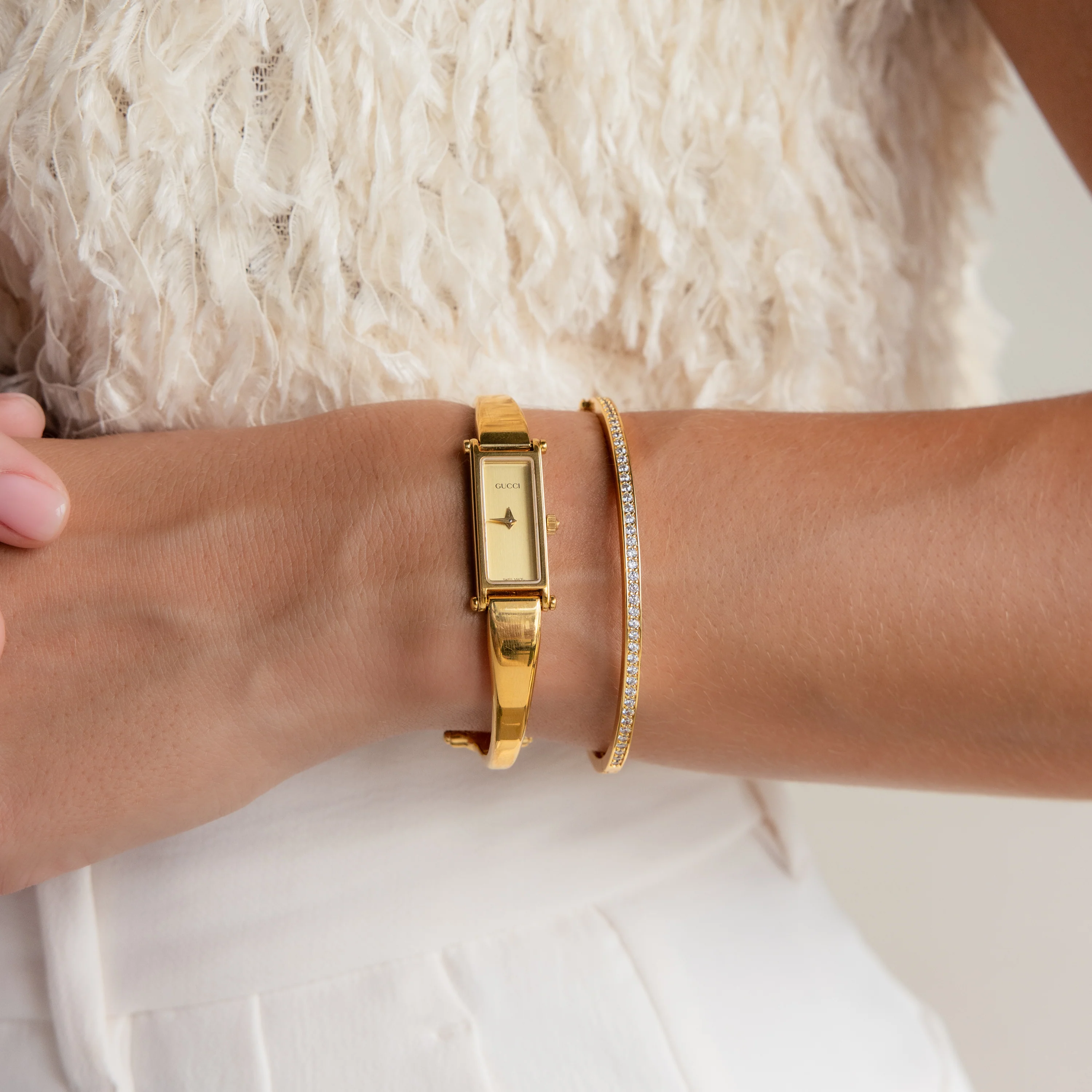 Diamond Tennis Bangle - Image 8