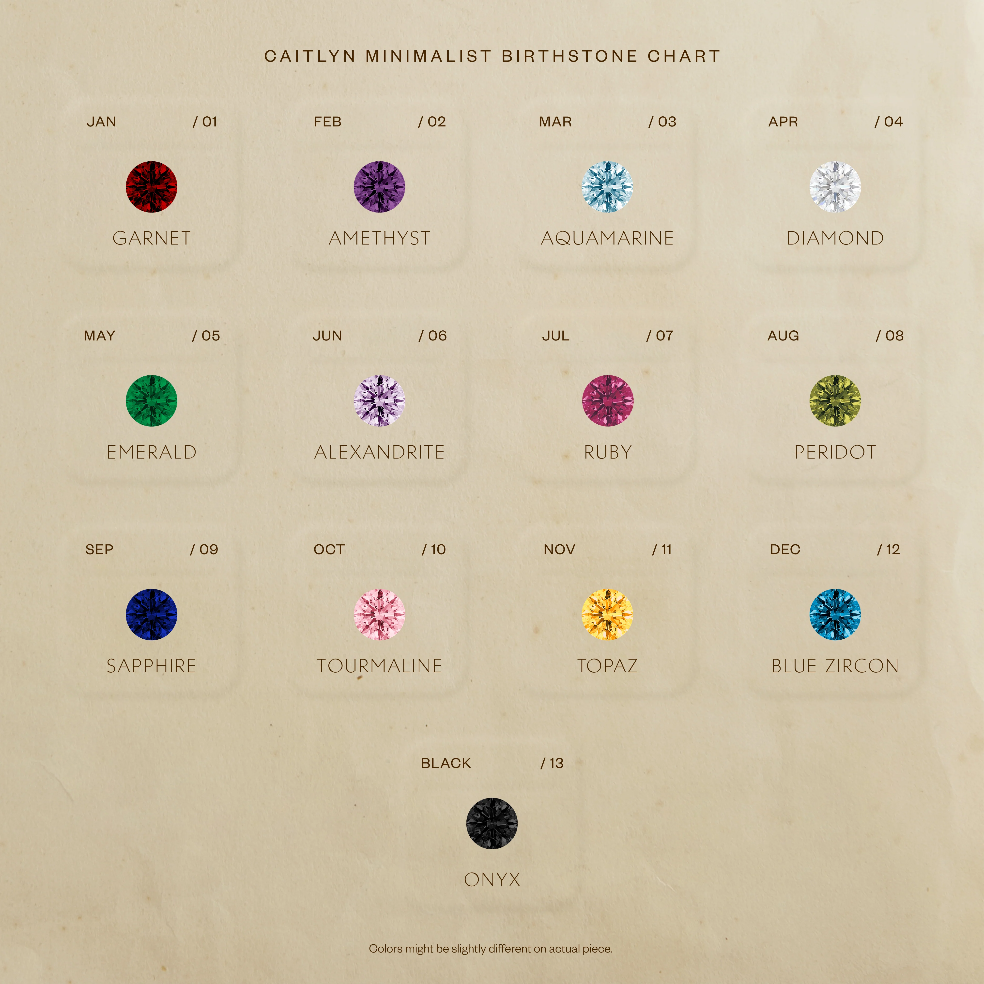 Duo Birthstone Tennis Linked Ring Set - Image 18