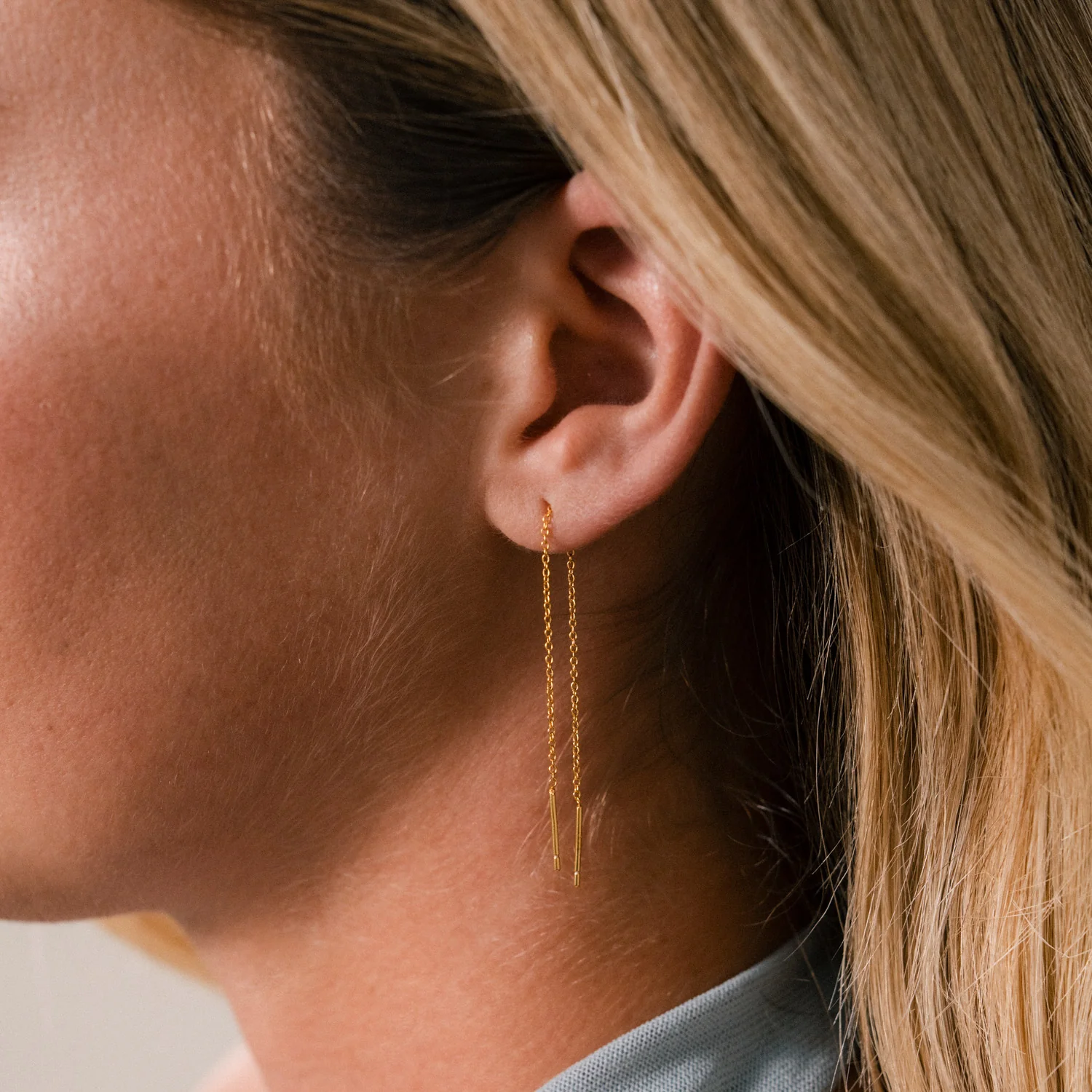 Essential Threader Earrings - Image 4