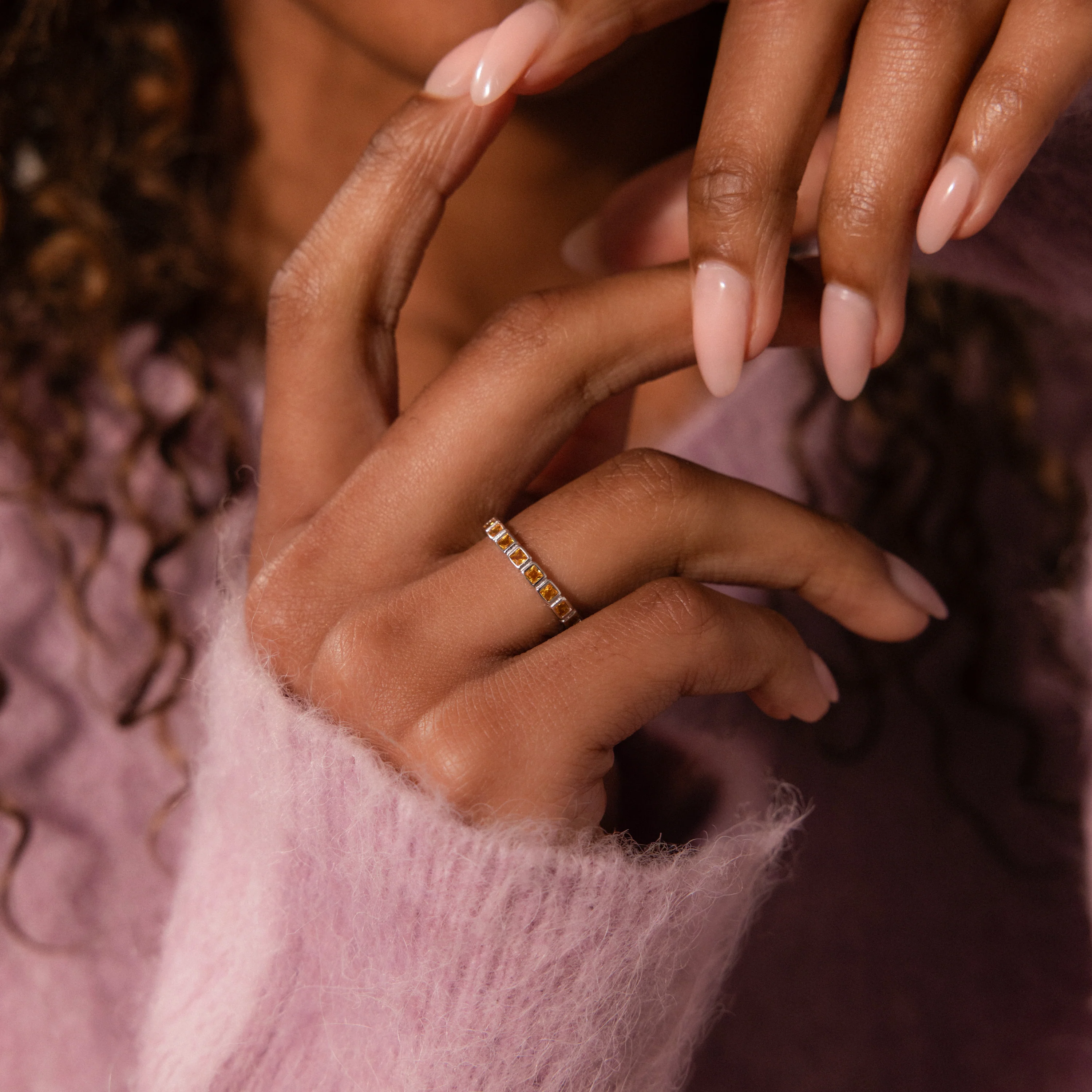 Eternity Bezel Alexandrite Ring - Image 4