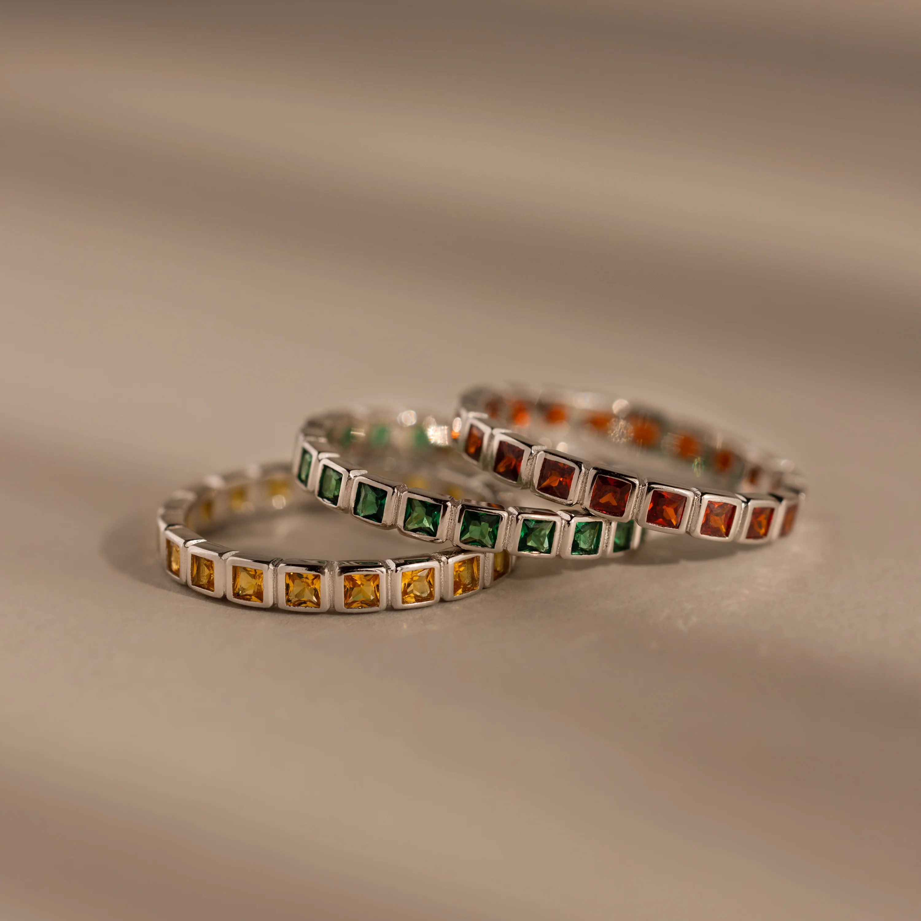 Eternity Bezel Birthstone Ring - Image 10