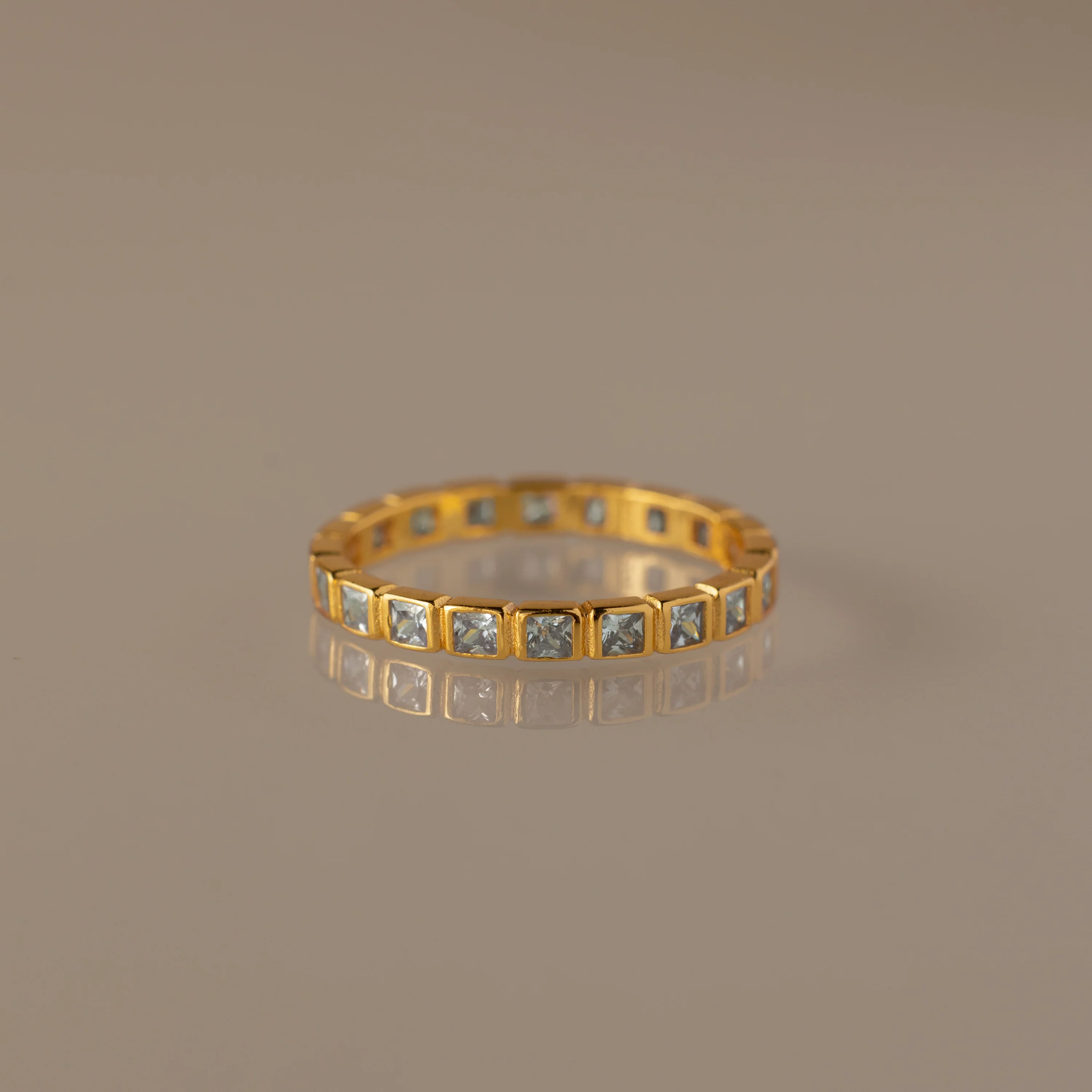 Eternity Bezel Birthstone Ring - Image 3