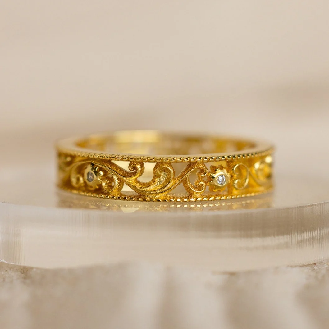 Filigree Flower Ring