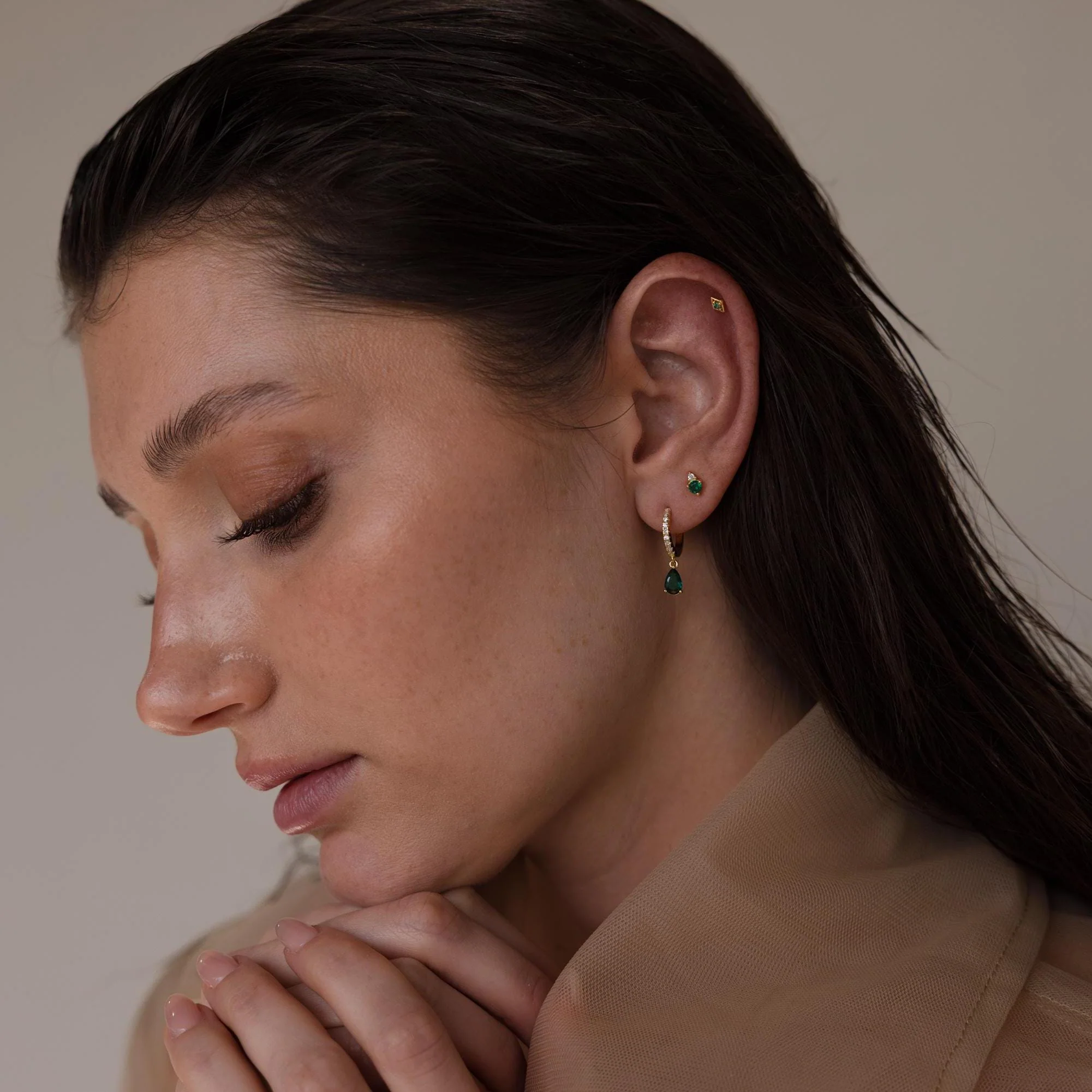 Geometric Diamond Flat Back Studs - Image 6