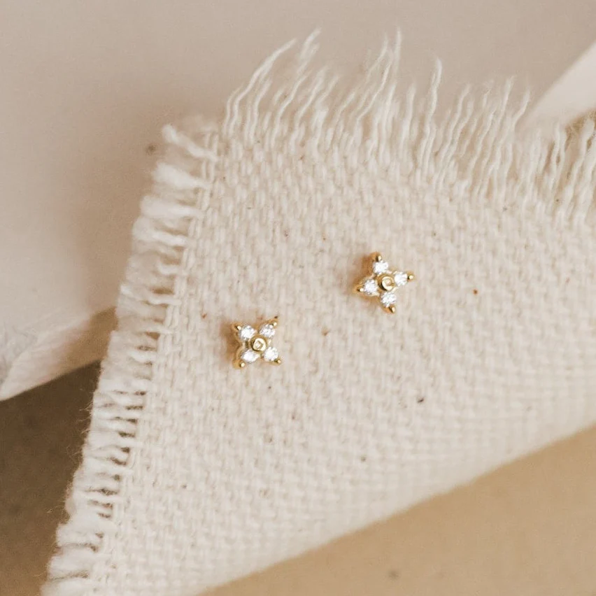 Hera Flower Studs - Image 3
