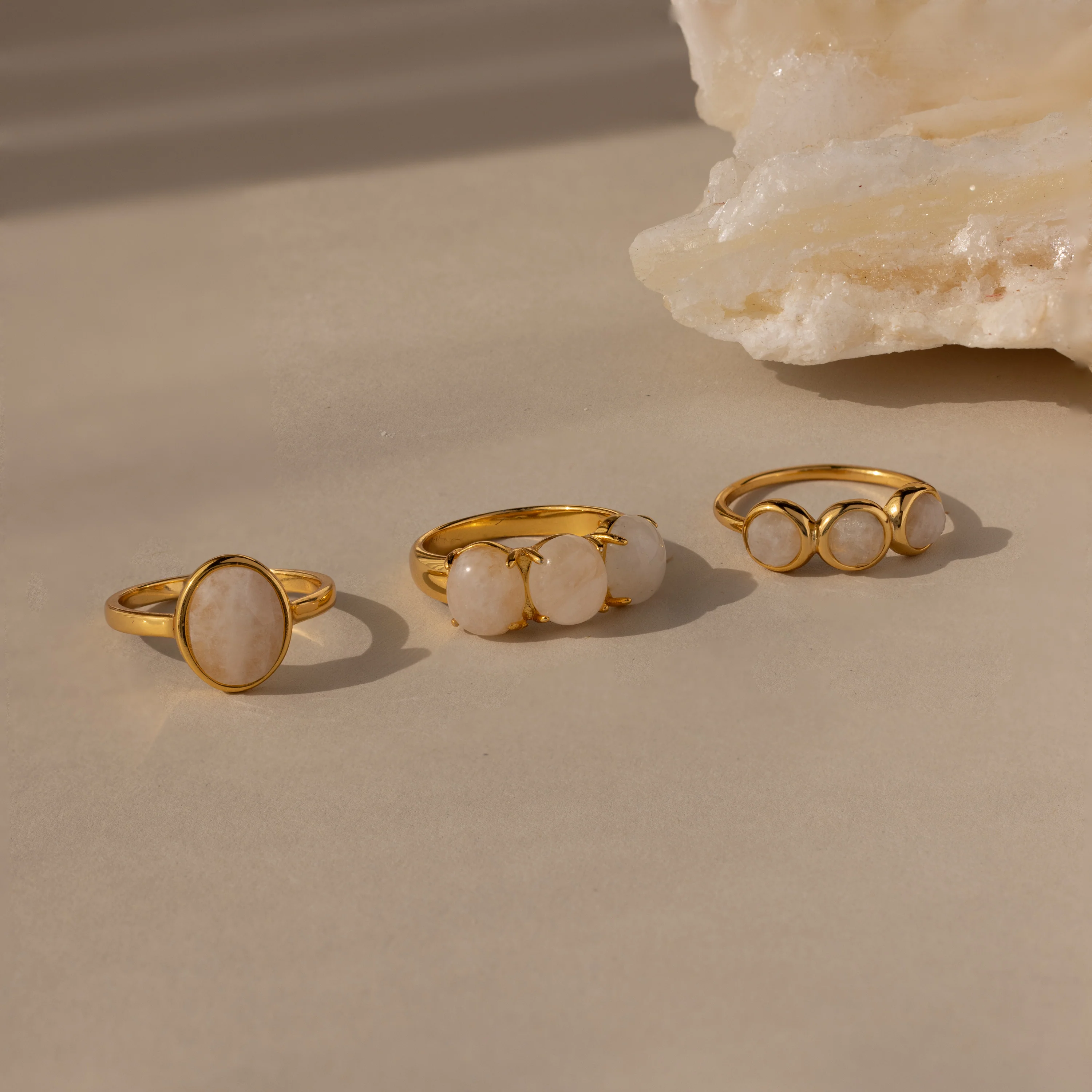 Moonstone Cluster Ring - Image 5
