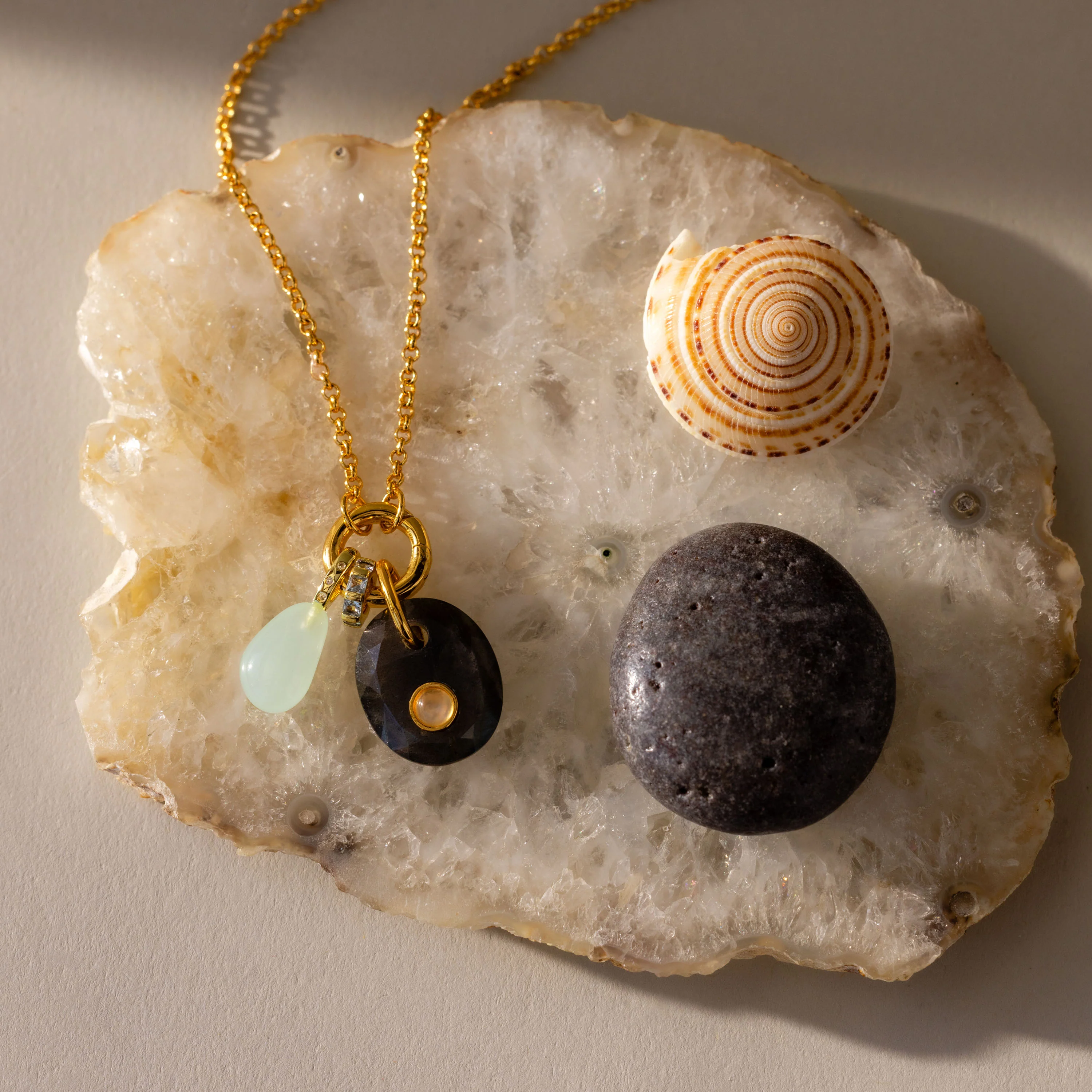 Moonstone Labradorite Charm - Image 9