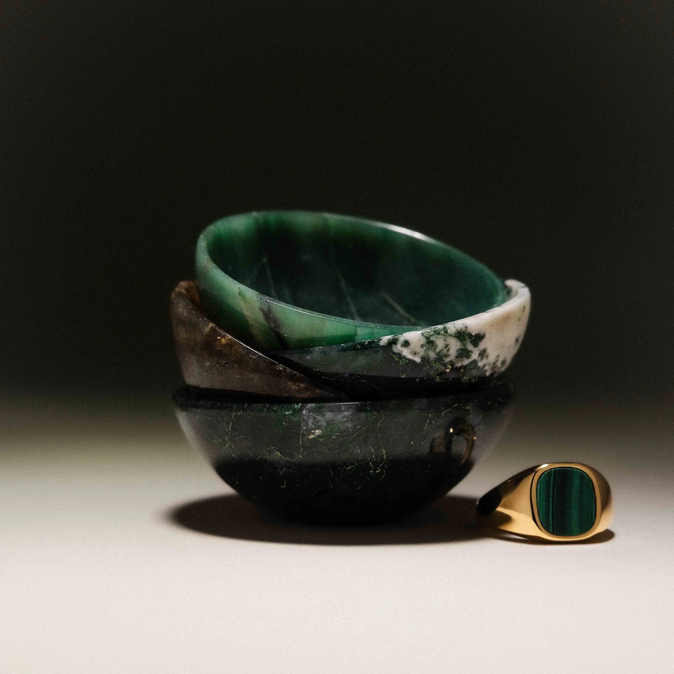 Natural Gemstone Ring Dish - Image 3