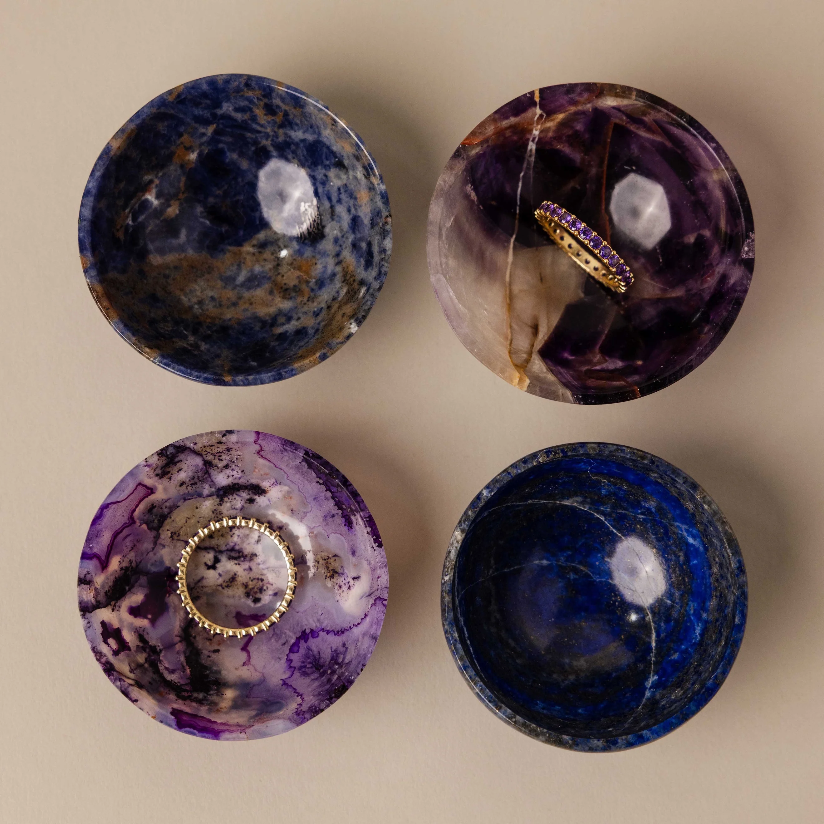 Natural Gemstone Ring Dish - Image 6