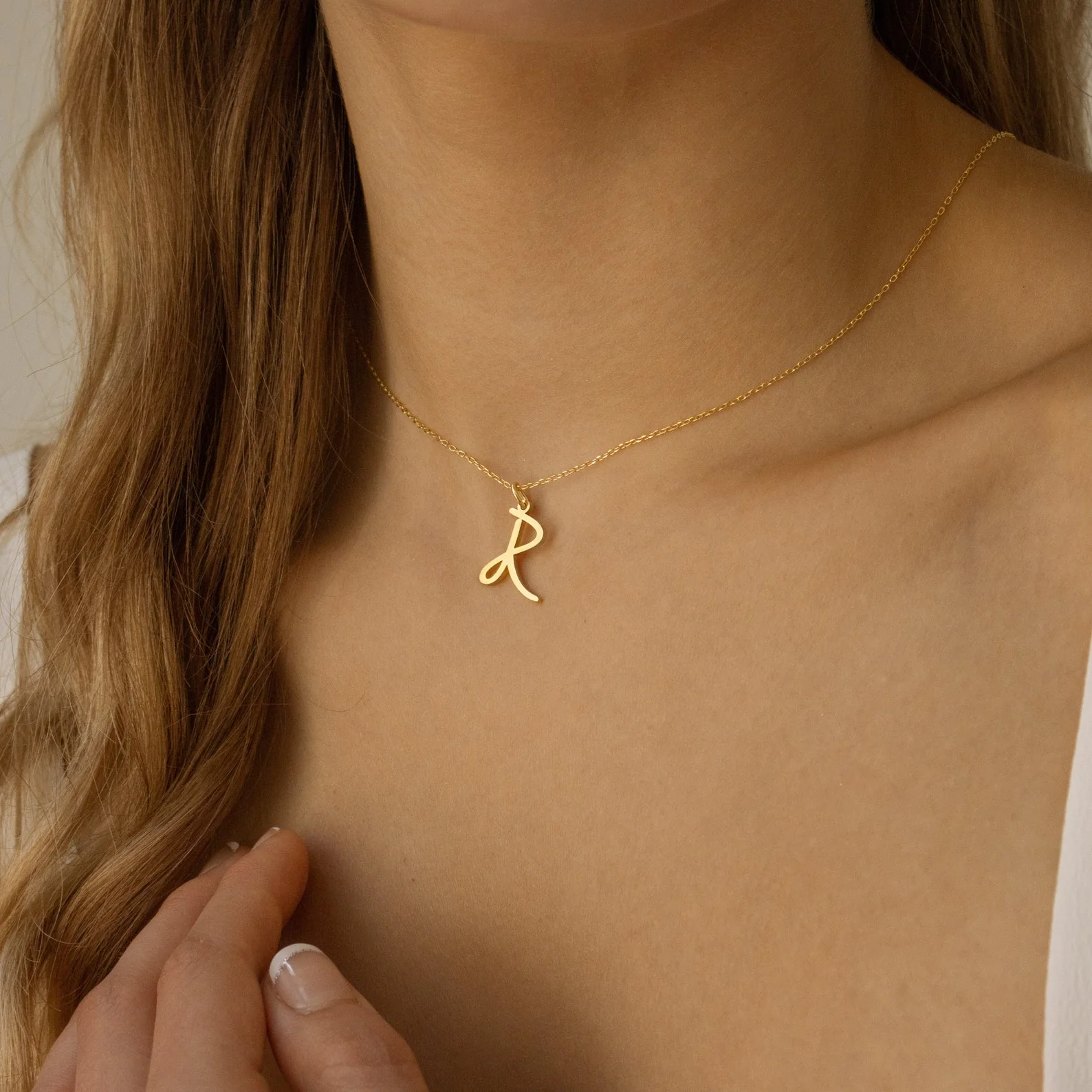 Nella Letter Necklace - Image 2