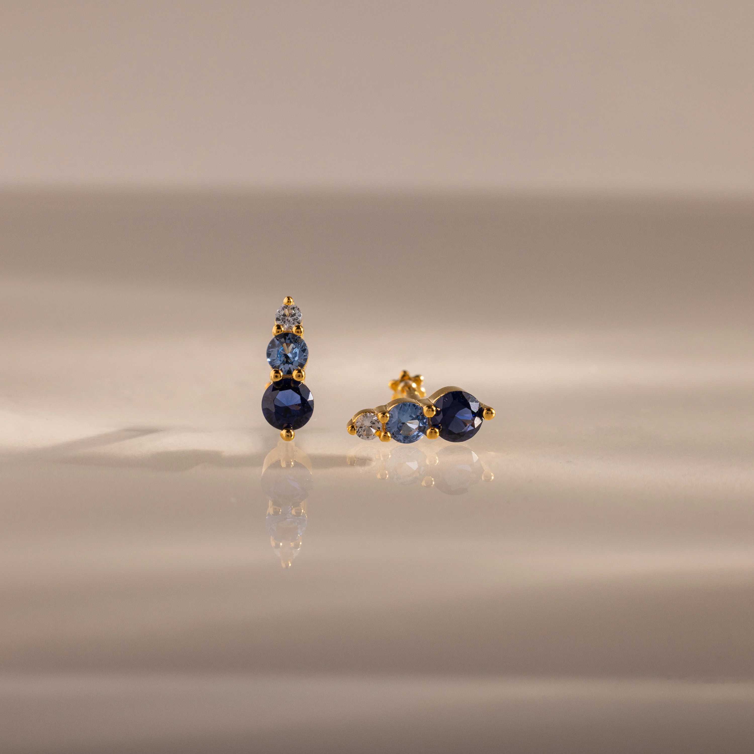 Ombre Birthstone Flatback Studs - Image 4