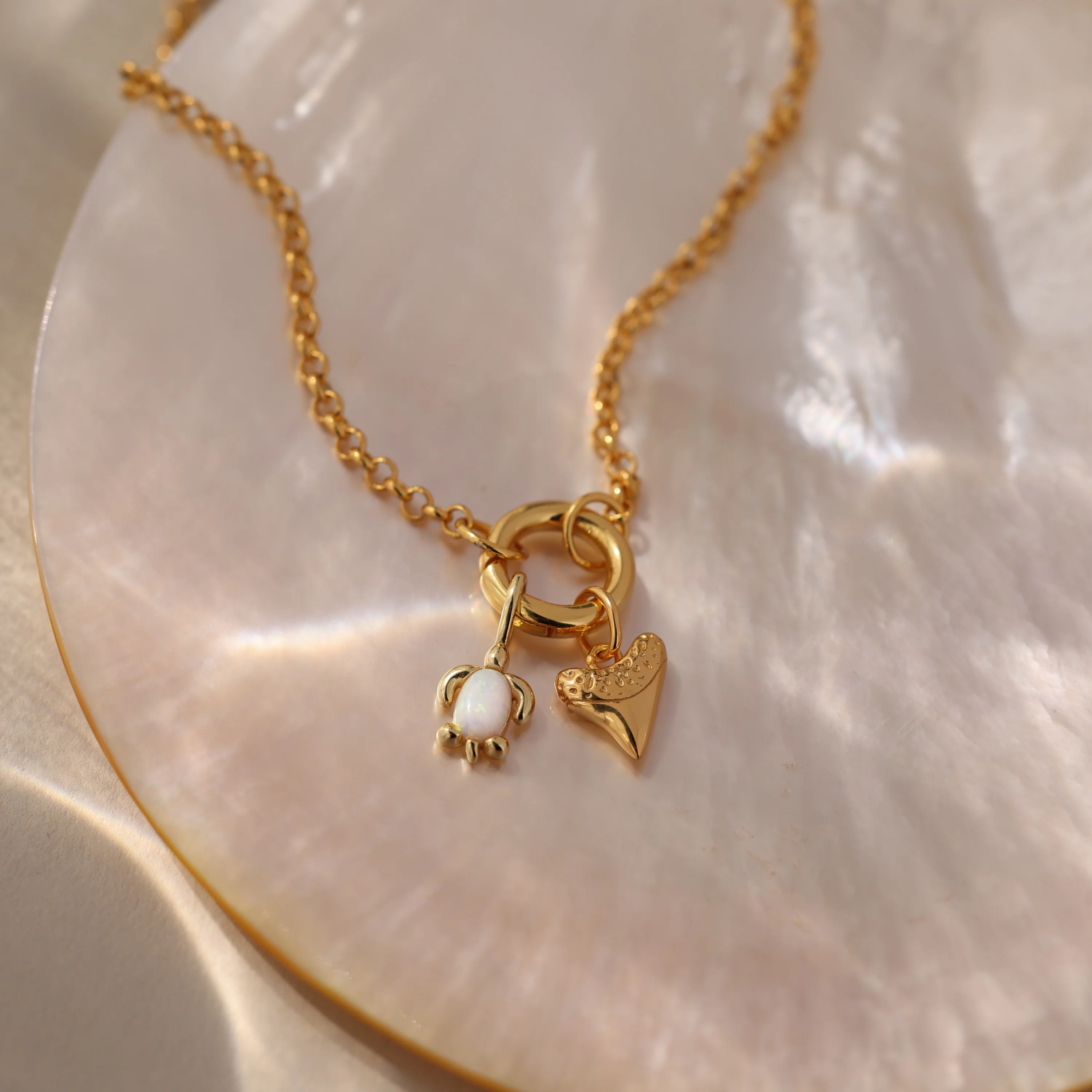 Opal Sea Turtle Charm - Image 8