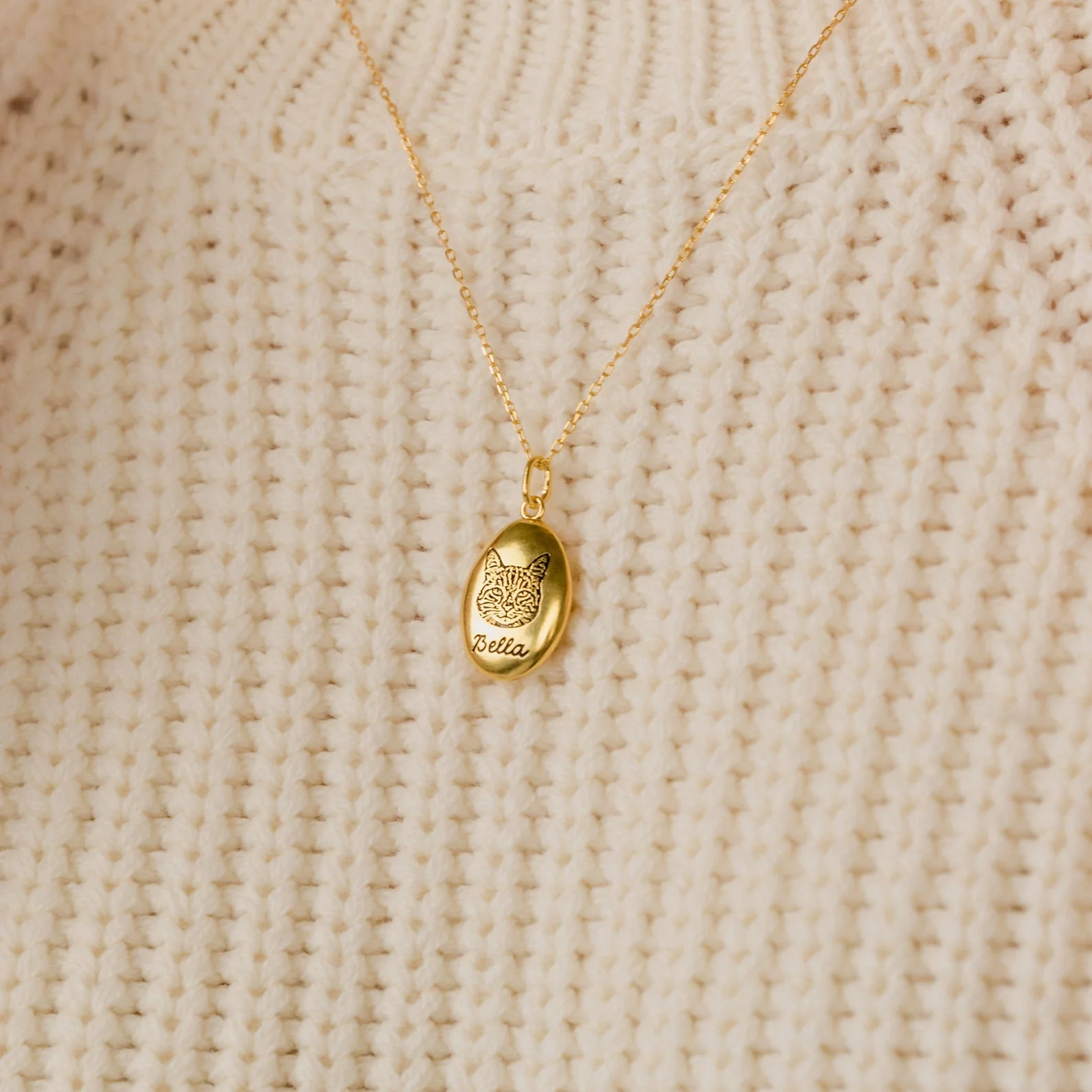 Oval Pet Necklace - Image 2