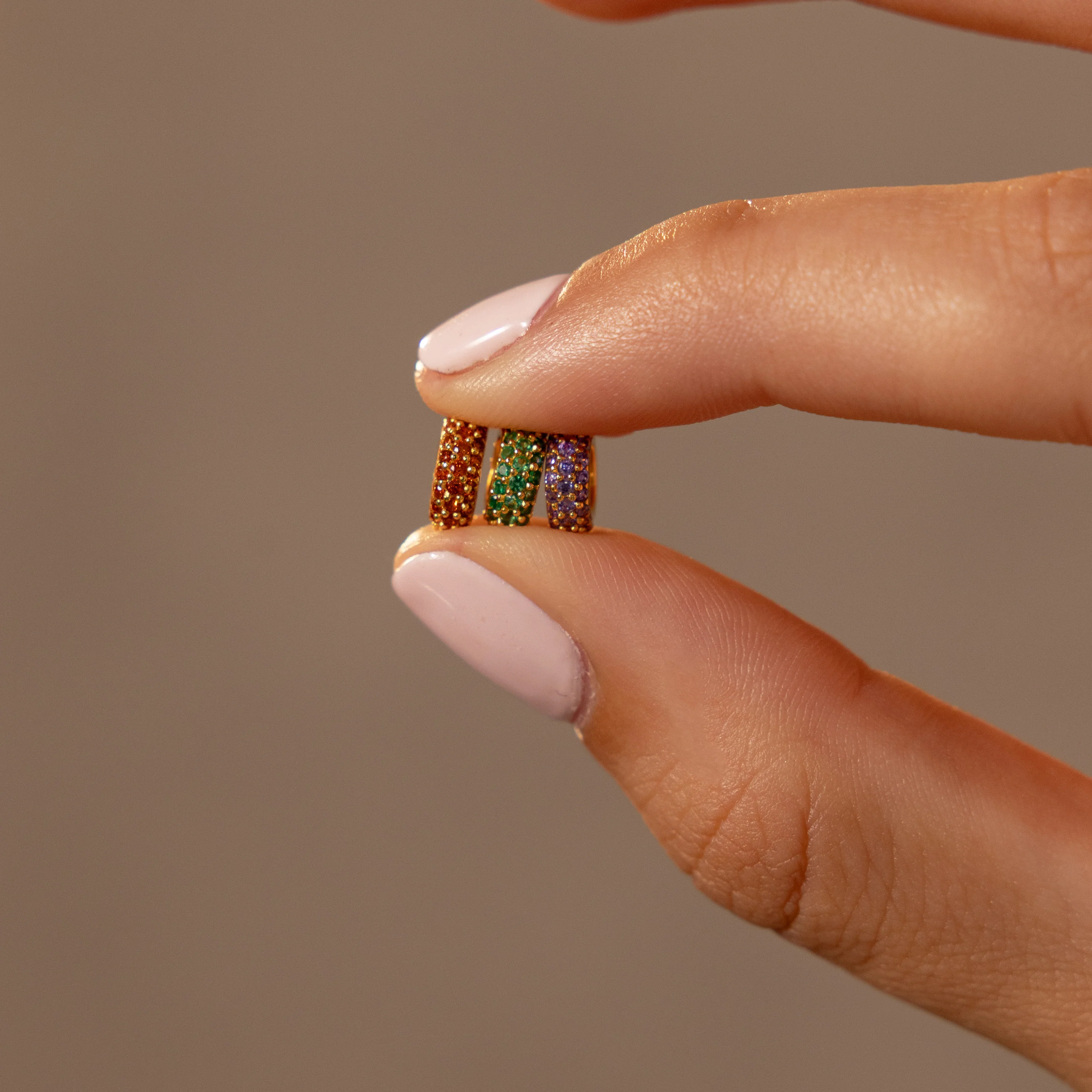 Pave Birthstone Charm Spacer - Image 13