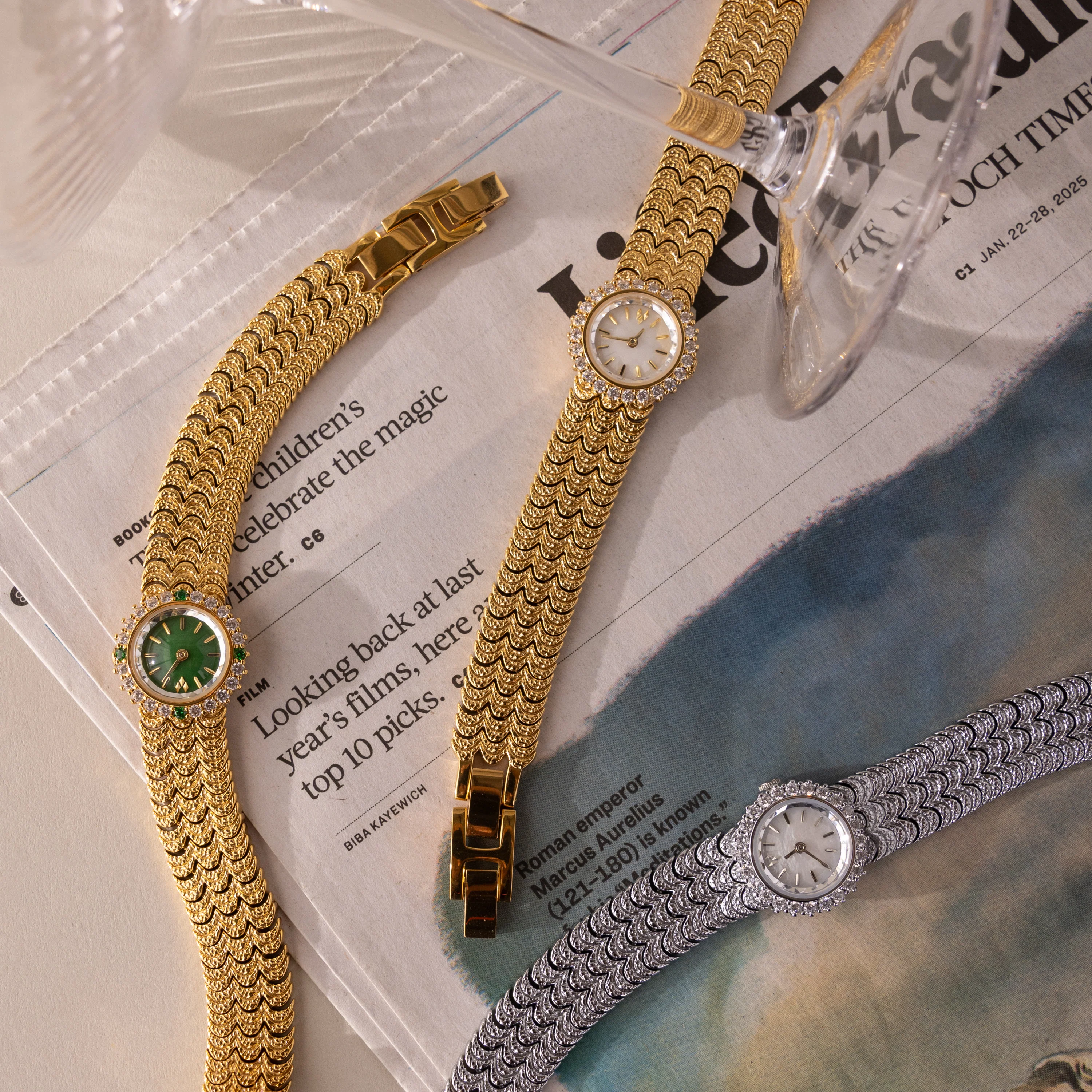 Pave Scalloped Timepiece - Image 8