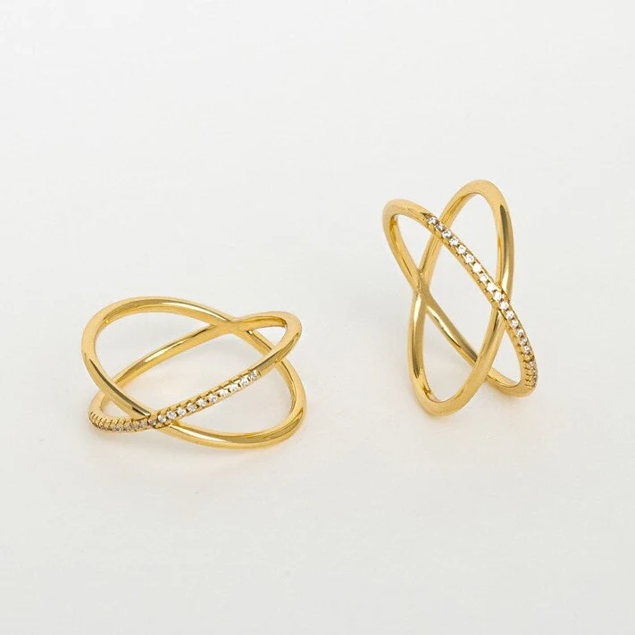 Pave X Ring - Image 5