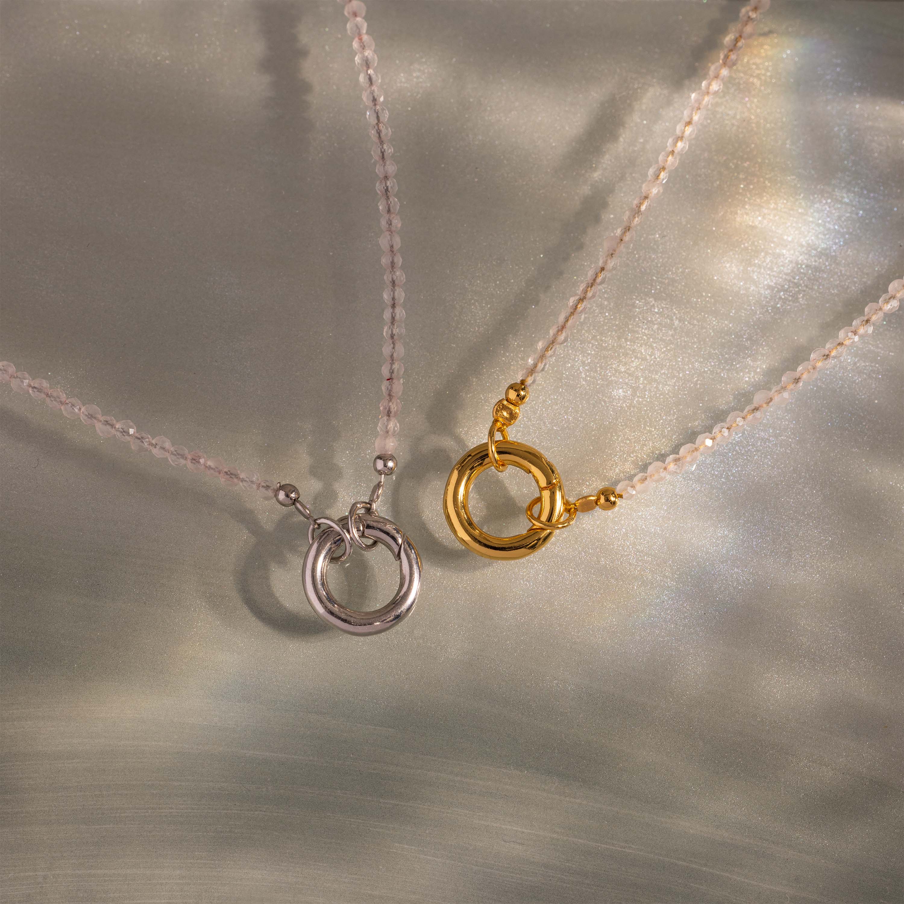 Quartz Beaded Charm Necklace - Image 6