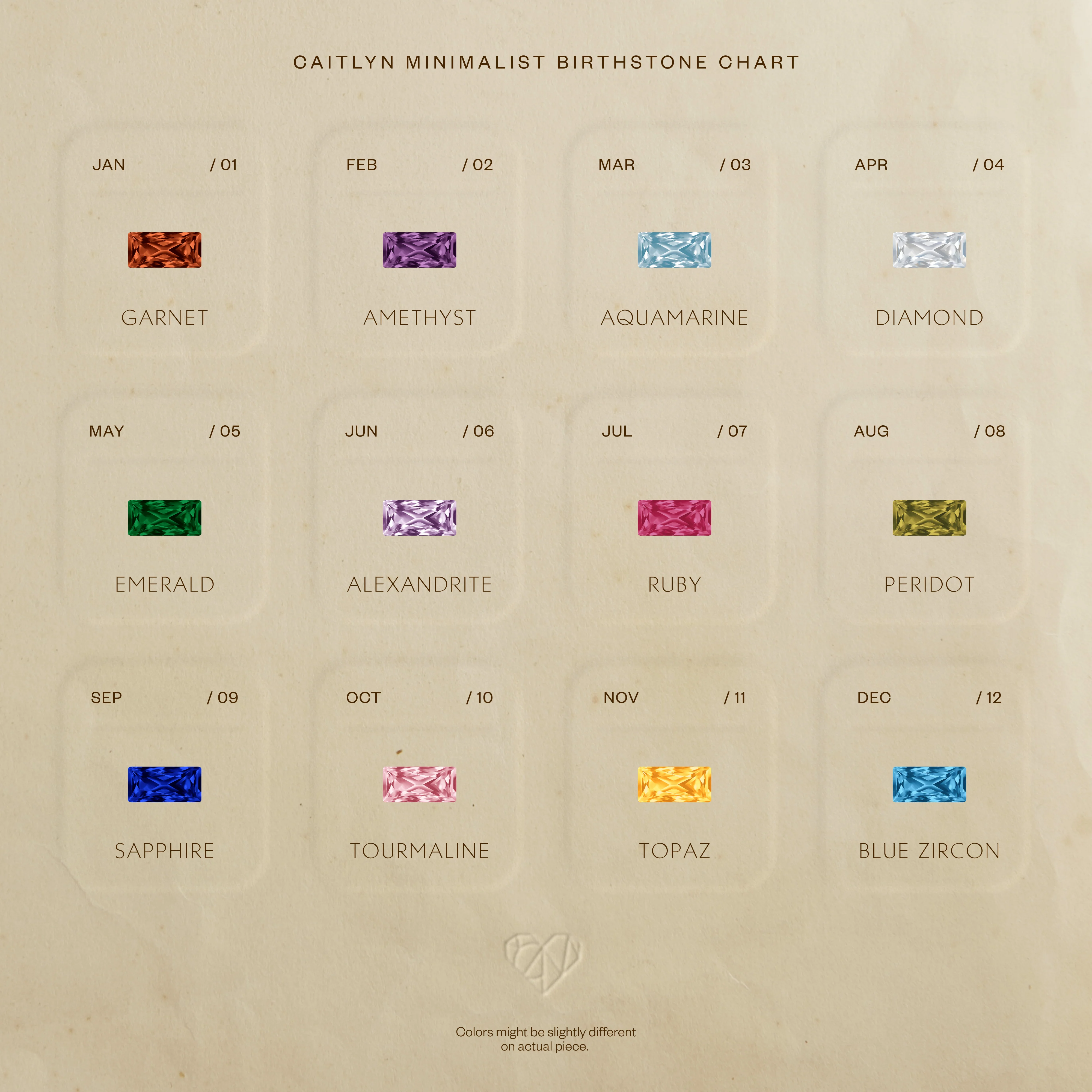 Staggered Baguette Sapphire Huggies - Image 6