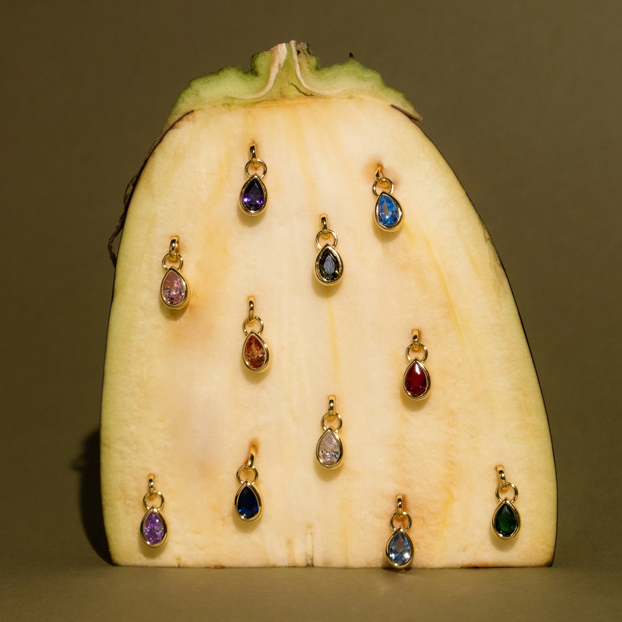 Teardrop Peridot Charm - Image 7