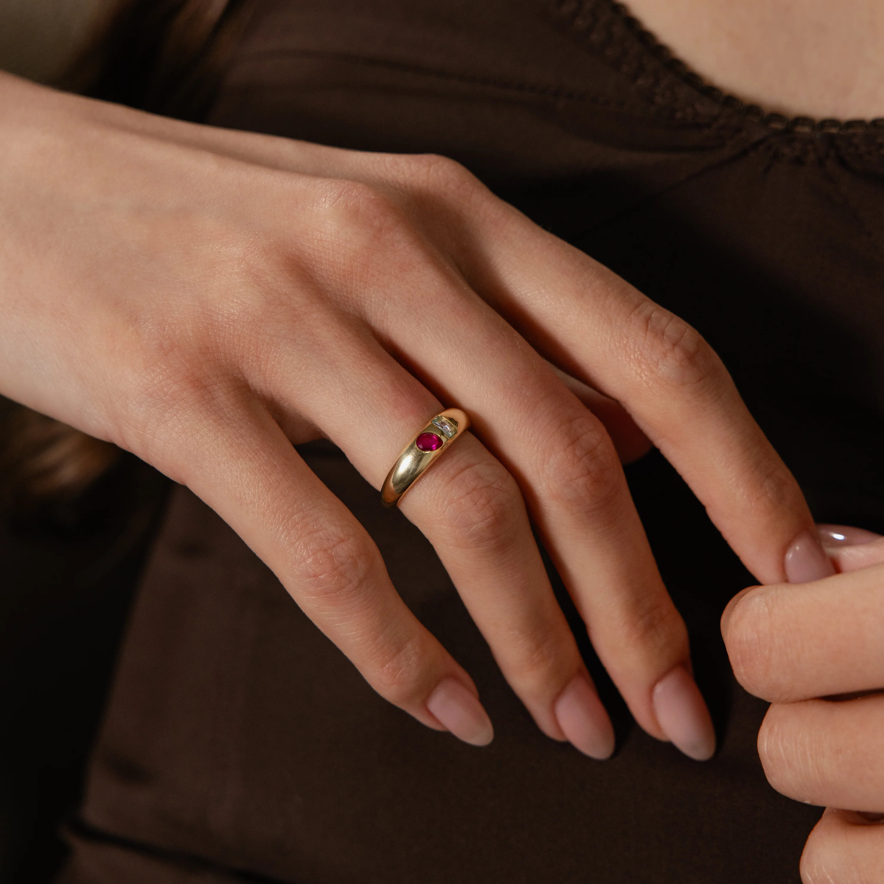 Toi et Moi Dome Ring - Image 2
