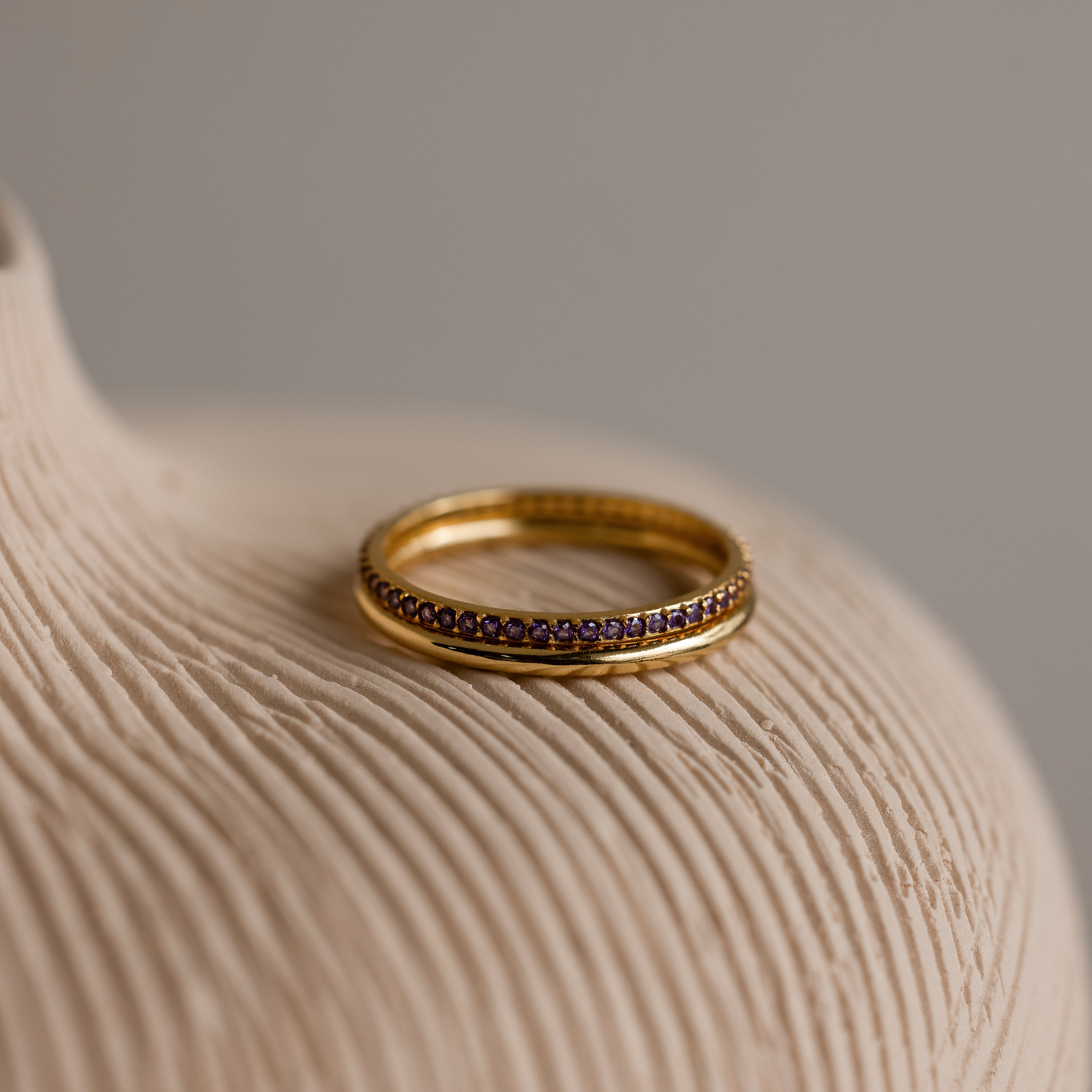 Alexandrite Tennis Ring Set - Image 3