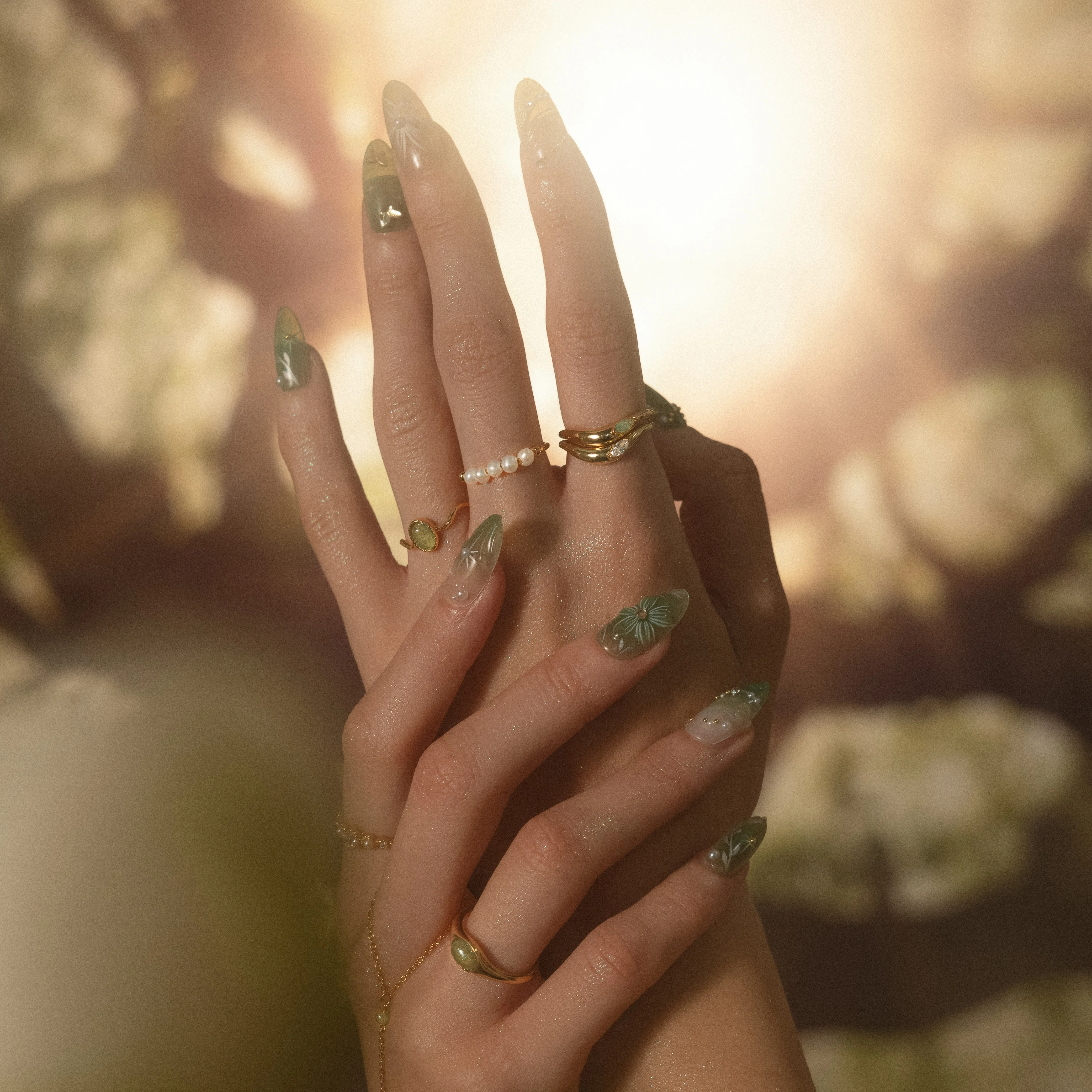 Zen Jade Curve Ring - Image 6